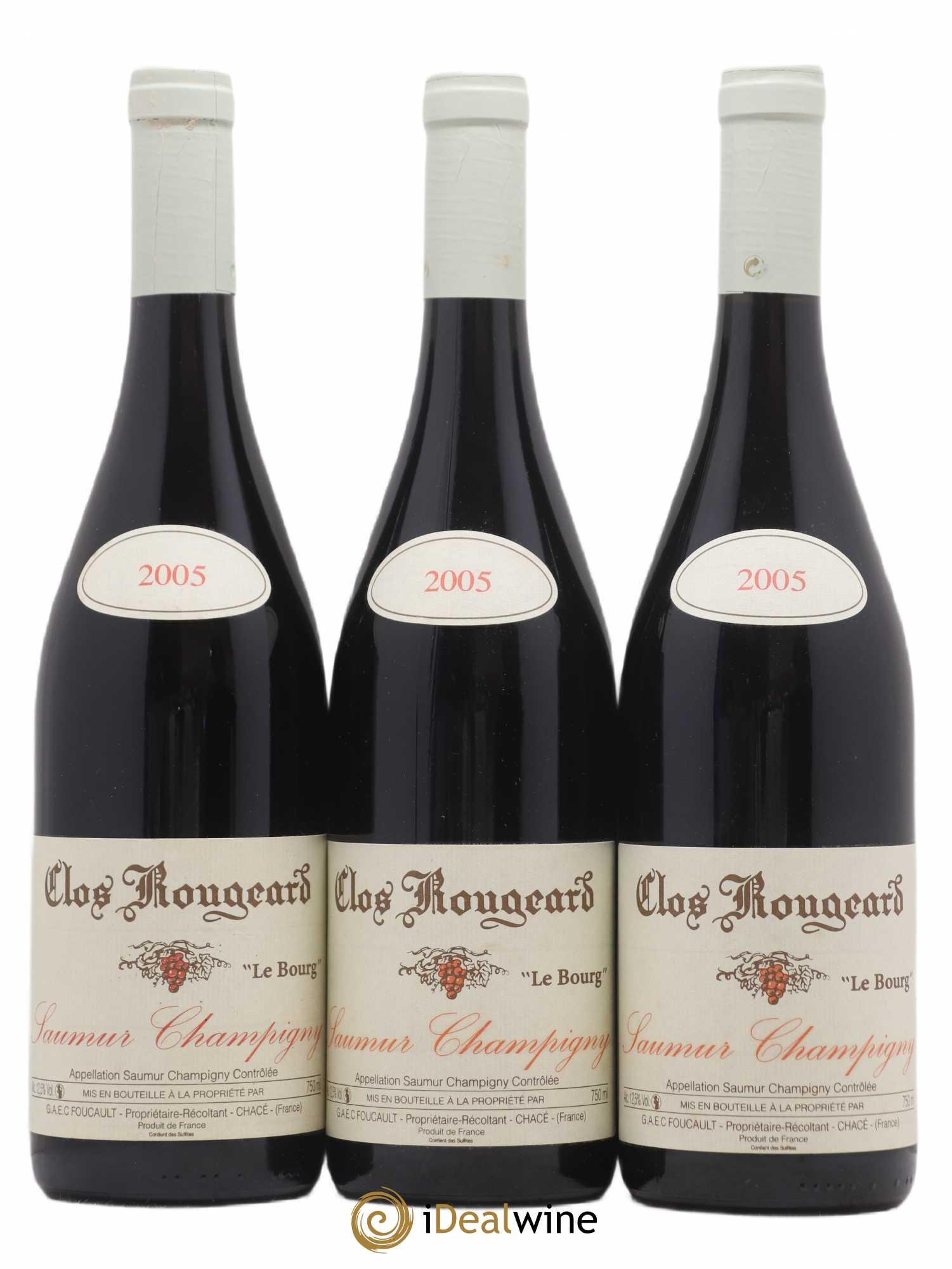 Saumur-Champigny Le Bourg Clos Rougeard 2005 - Lot de 3 bouteilles - 0