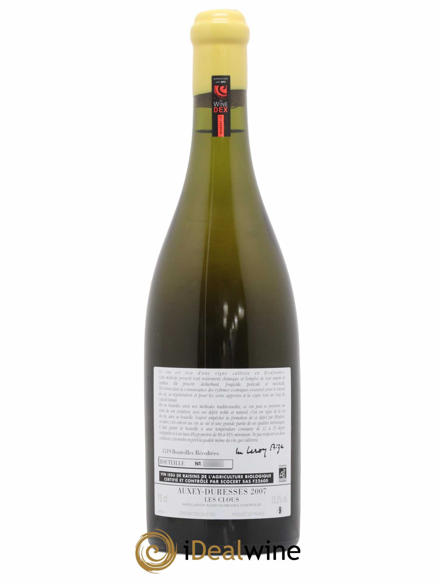 Auxey-Duresses Les Clous d'Auvenay (Domaine) 2007 - Lot de 1 bouteille - 1