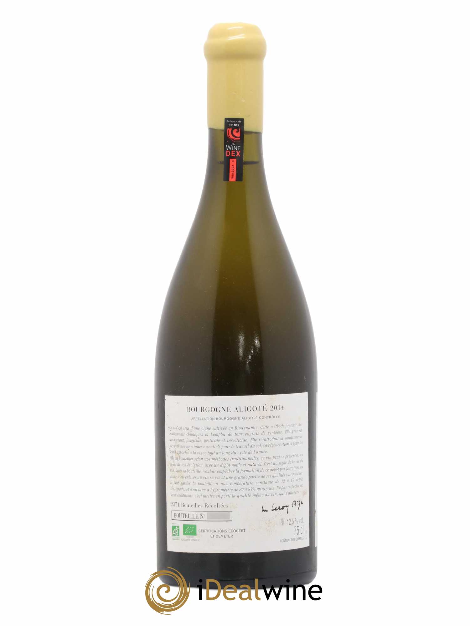 Bourgogne Aligoté Sous Chatelet d'Auvenay (Domaine) 2014 - Lot de 1 bouteille - 1
