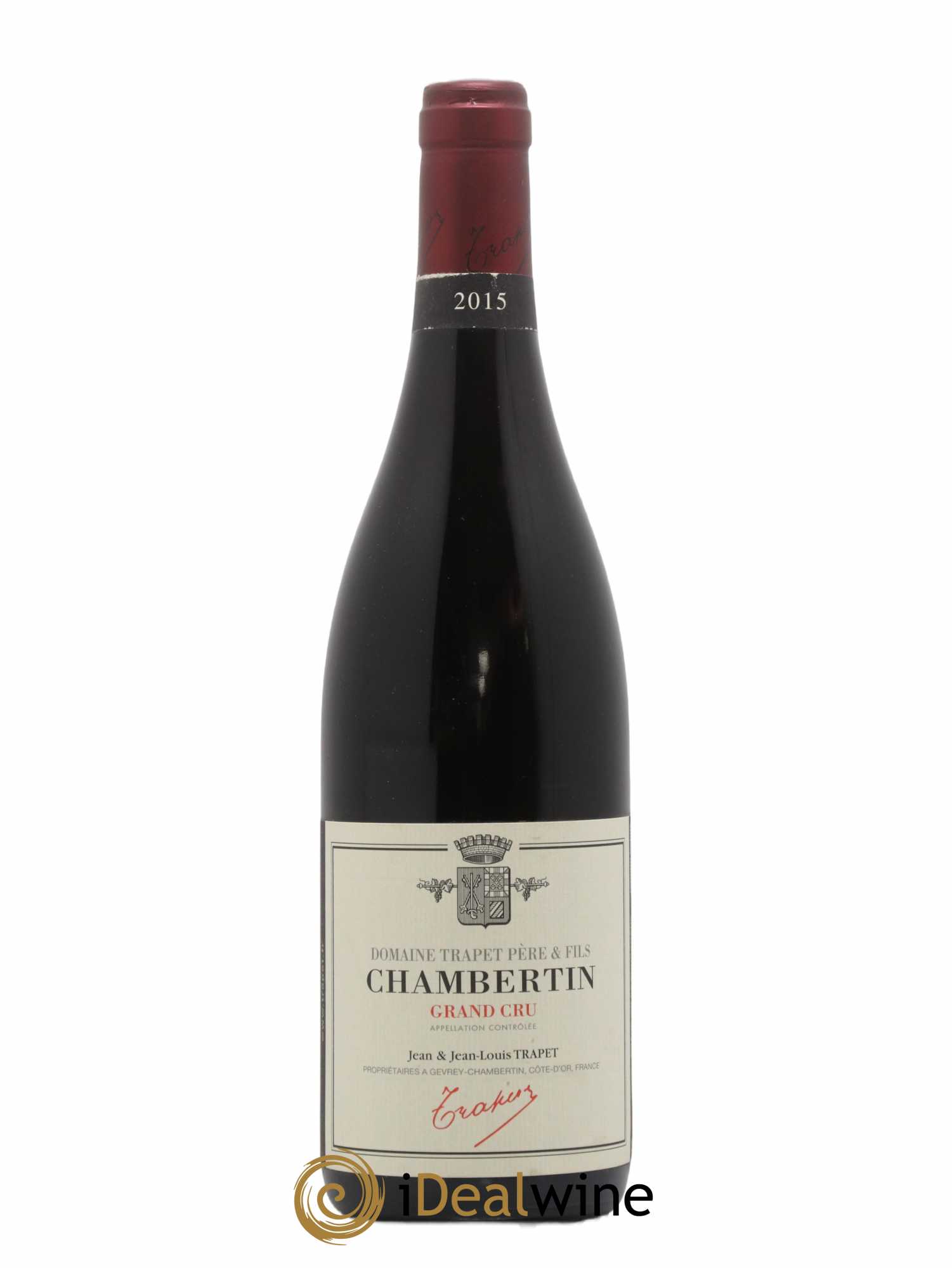Chambertin Grand Cru Domaine Trapet 2015 - Lot de 1 bouteille - 0