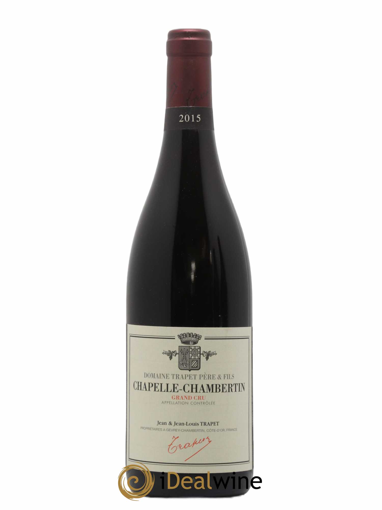 Chapelle-Chambertin Grand Cru Domaine Trapet 2015 - Lot de 1 bouteille - 0