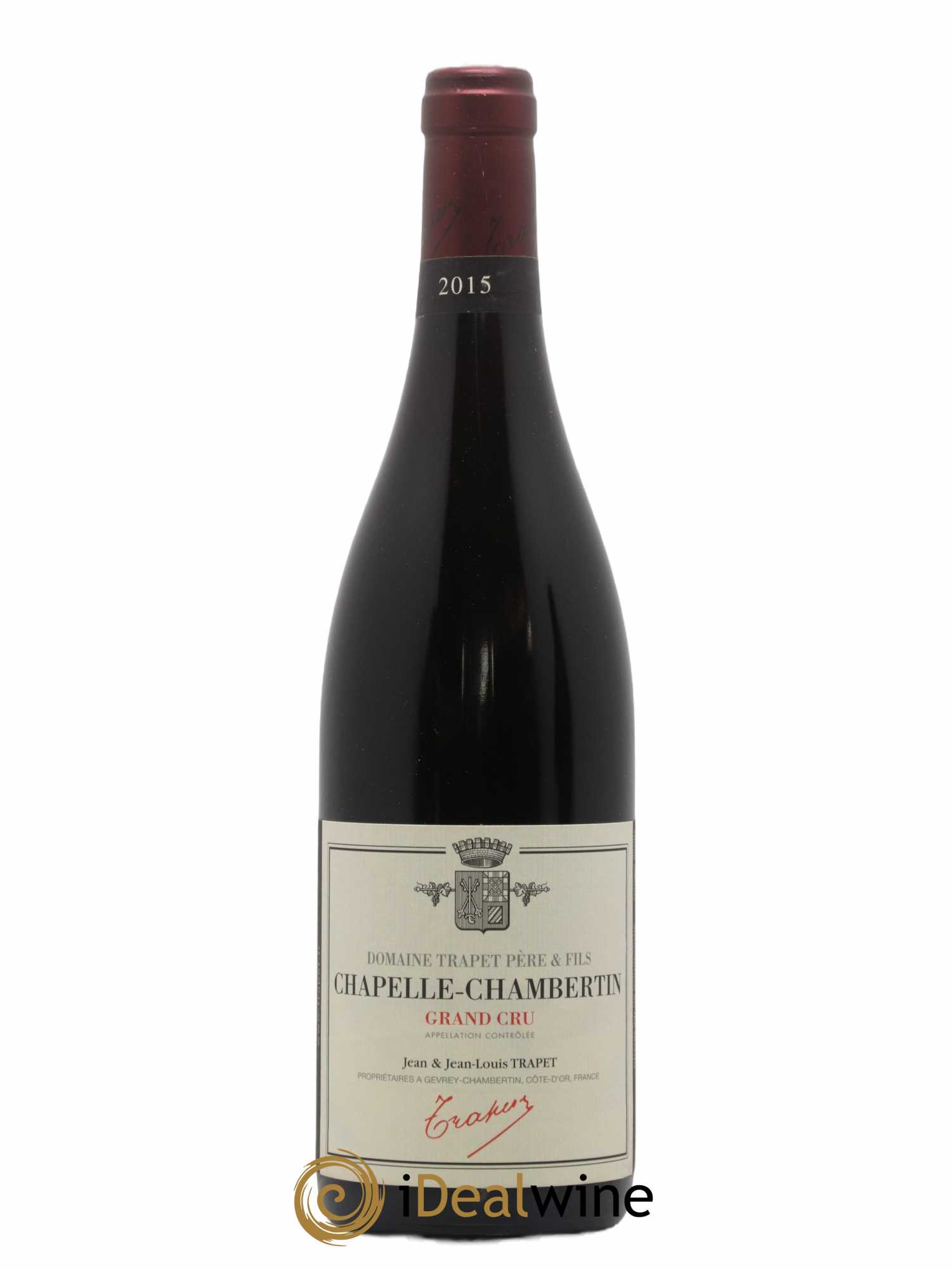 Chapelle-Chambertin Grand Cru Domaine Trapet 2015 - Lot de 1 bouteille - 0
