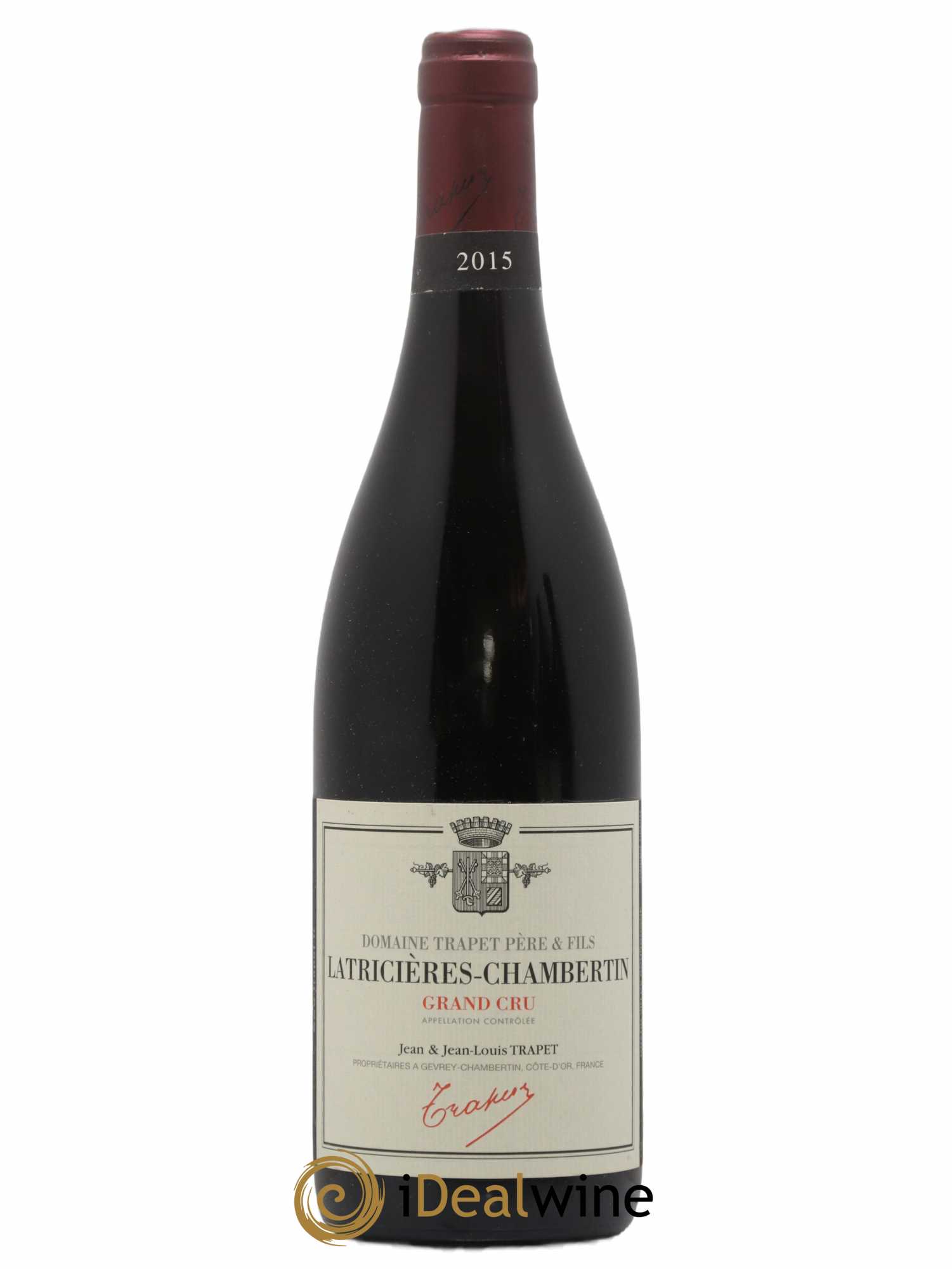 Latricières-Chambertin Grand Cru Domaine Trapet 2015 - Lot de 1 bouteille - 0