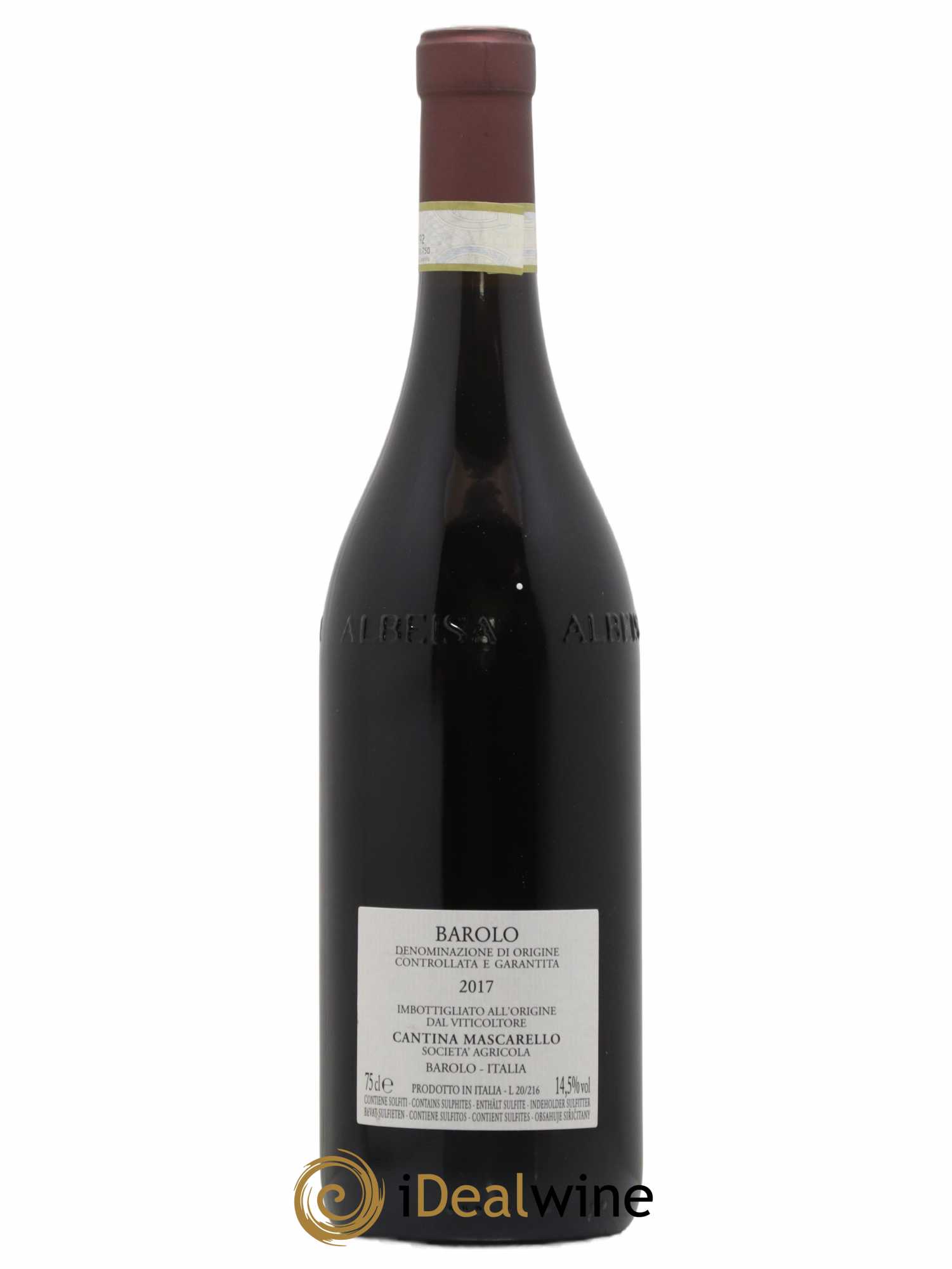 Barolo DOCG Bartolo Mascarello 2017 - Lot de 1 bouteille - 1