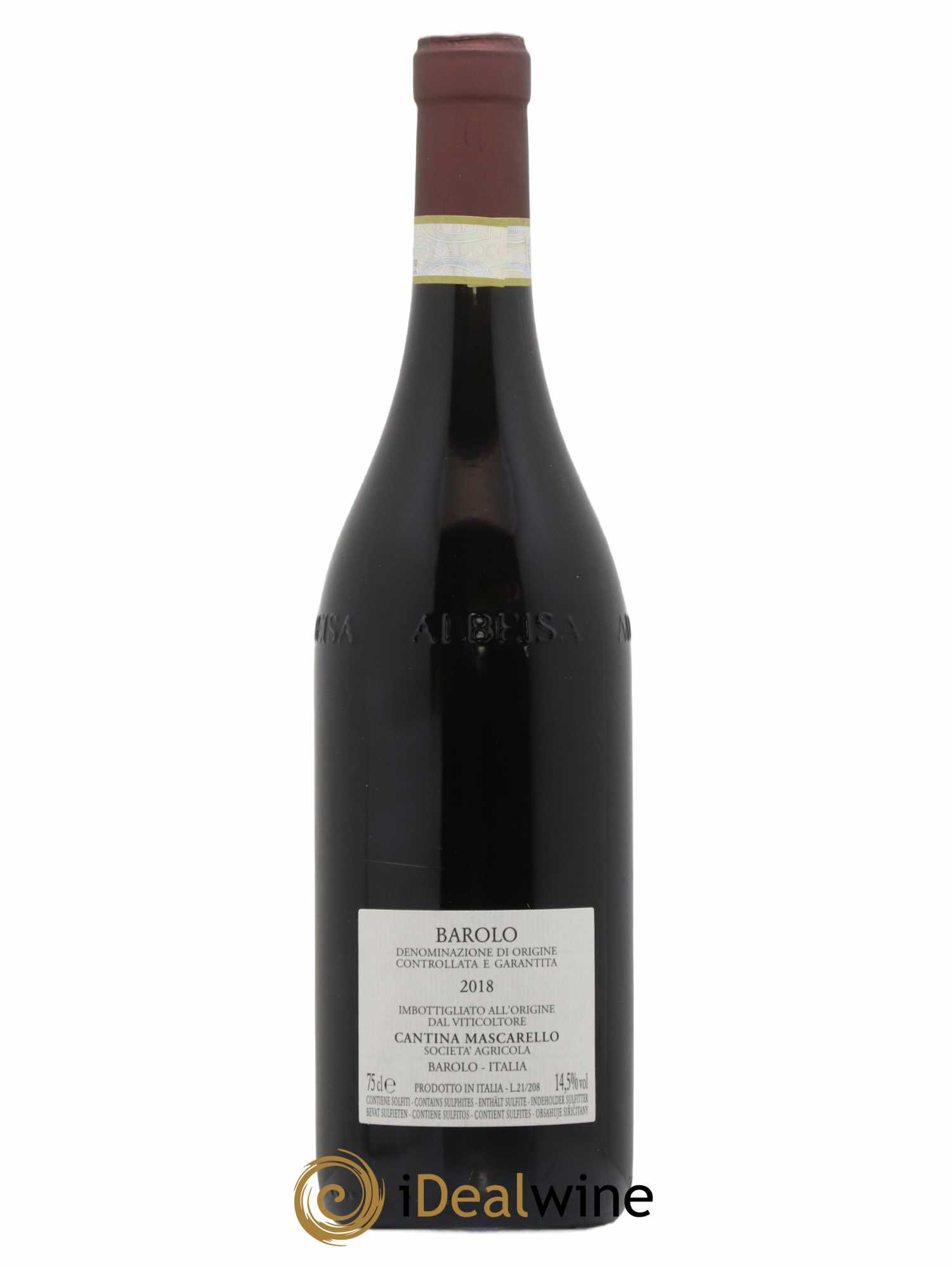 Barolo DOCG Bartolo Mascarello 2018 - Lot de 1 bouteille - 1