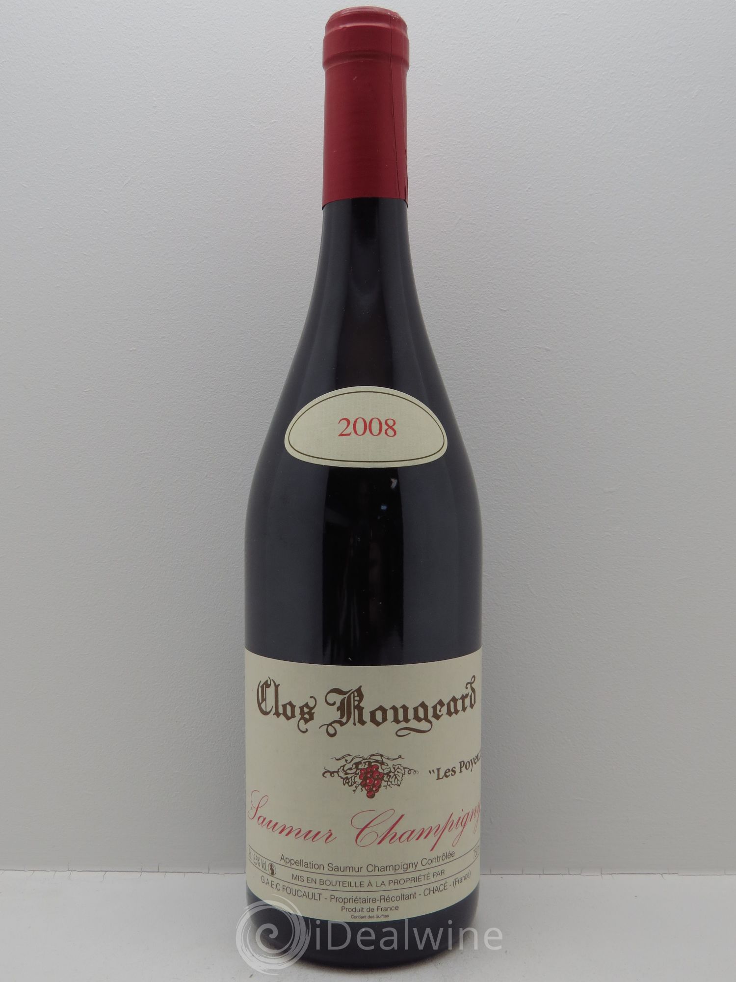 Saumur-Champigny Les Poyeux Clos Rougeard 2008 - Lot de 1 bouteille - 0