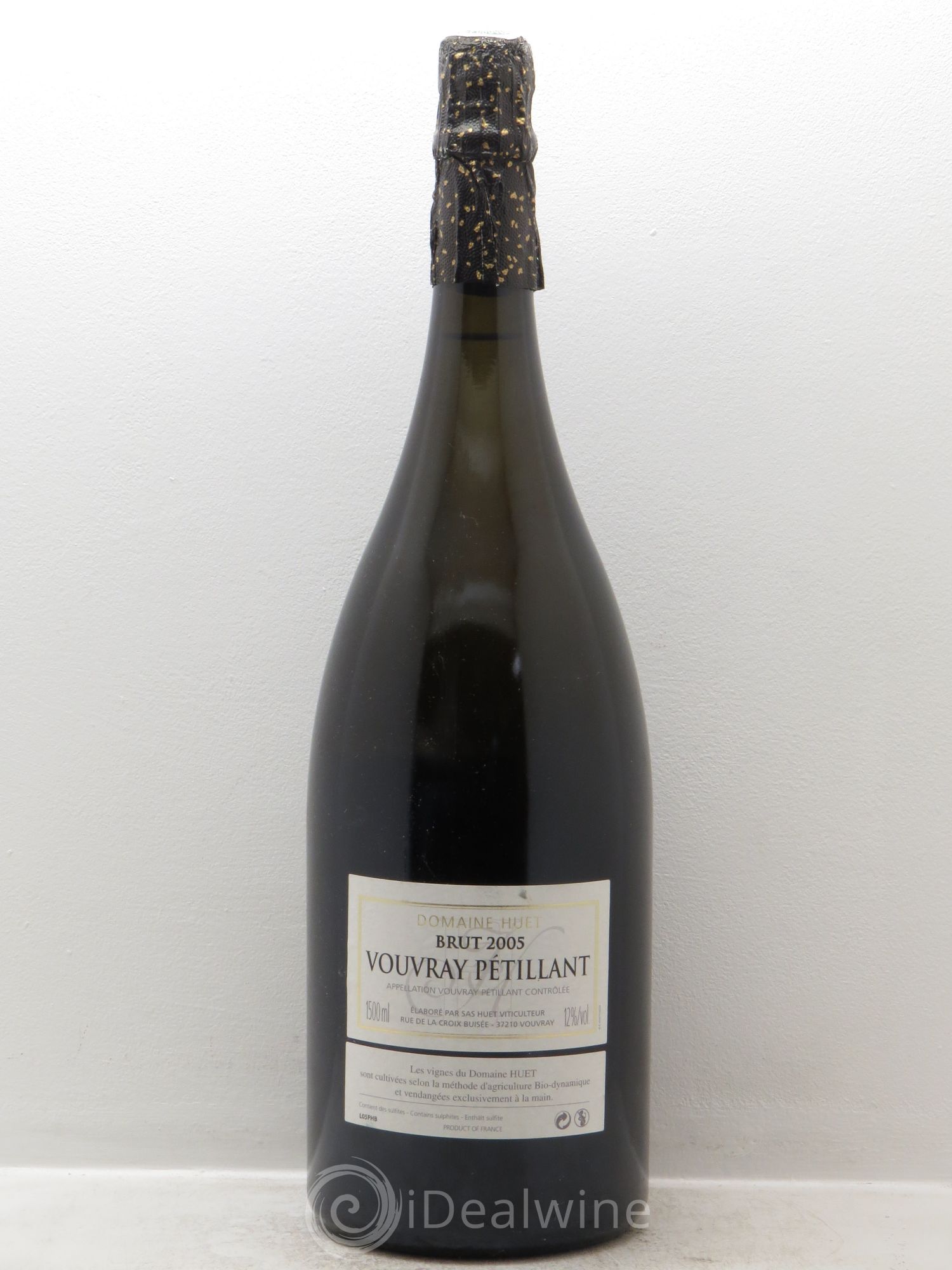 Vouvray Domaine Huet Brut effervescent 2005 - Posten von 1 Magnum - 1
