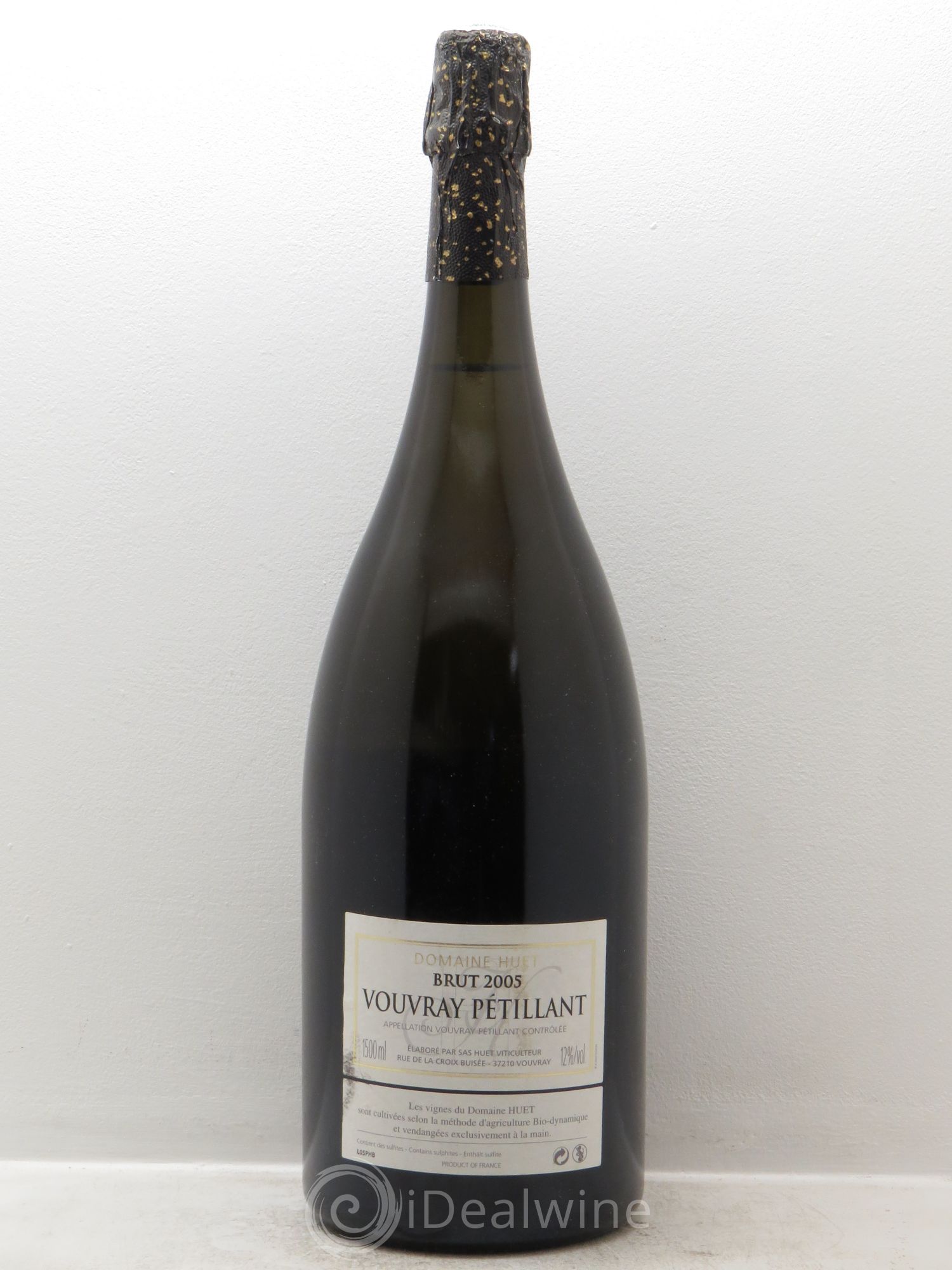 Vouvray Domaine Huet Brut effervescent 2005 - Posten von 1 Magnum - 1