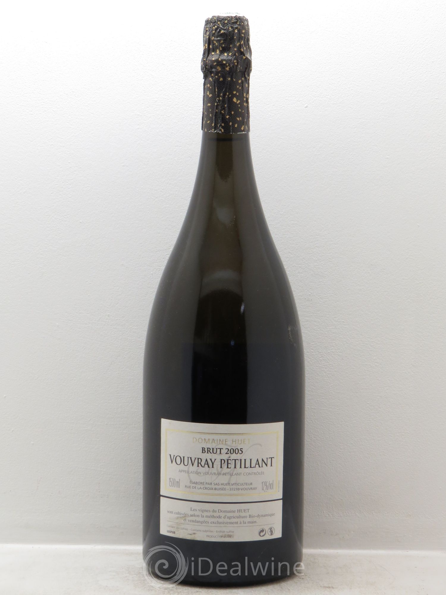 Vouvray Domaine Huet Brut effervescent 2005 - Posten von 1 Magnum - 1