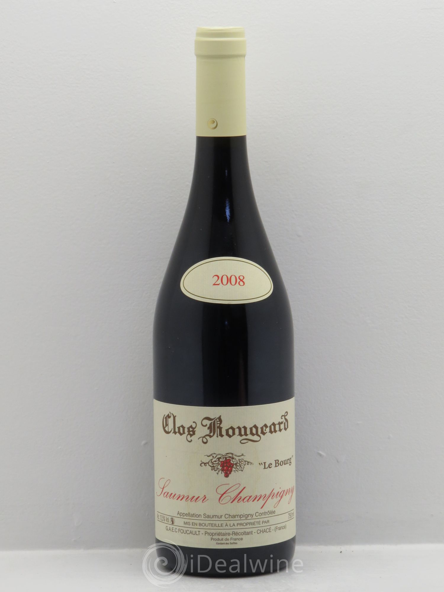 Saumur-Champigny Le Bourg Clos Rougeard 2008 - Lot de 1 bouteille - 0