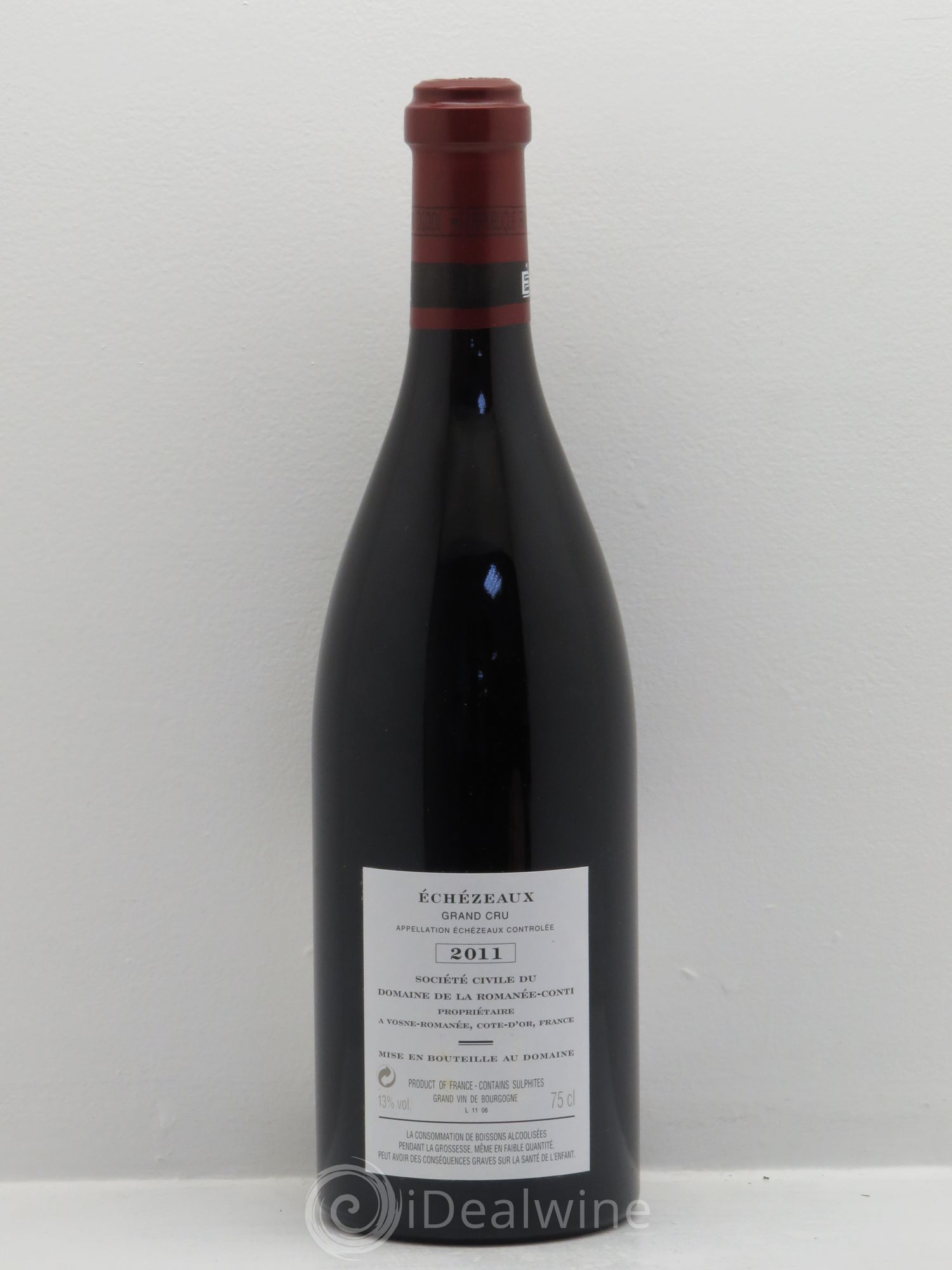 Echezeaux Grand Cru Domaine de la Romanée-Conti 2011 - Lot de 1 bouteille - 1