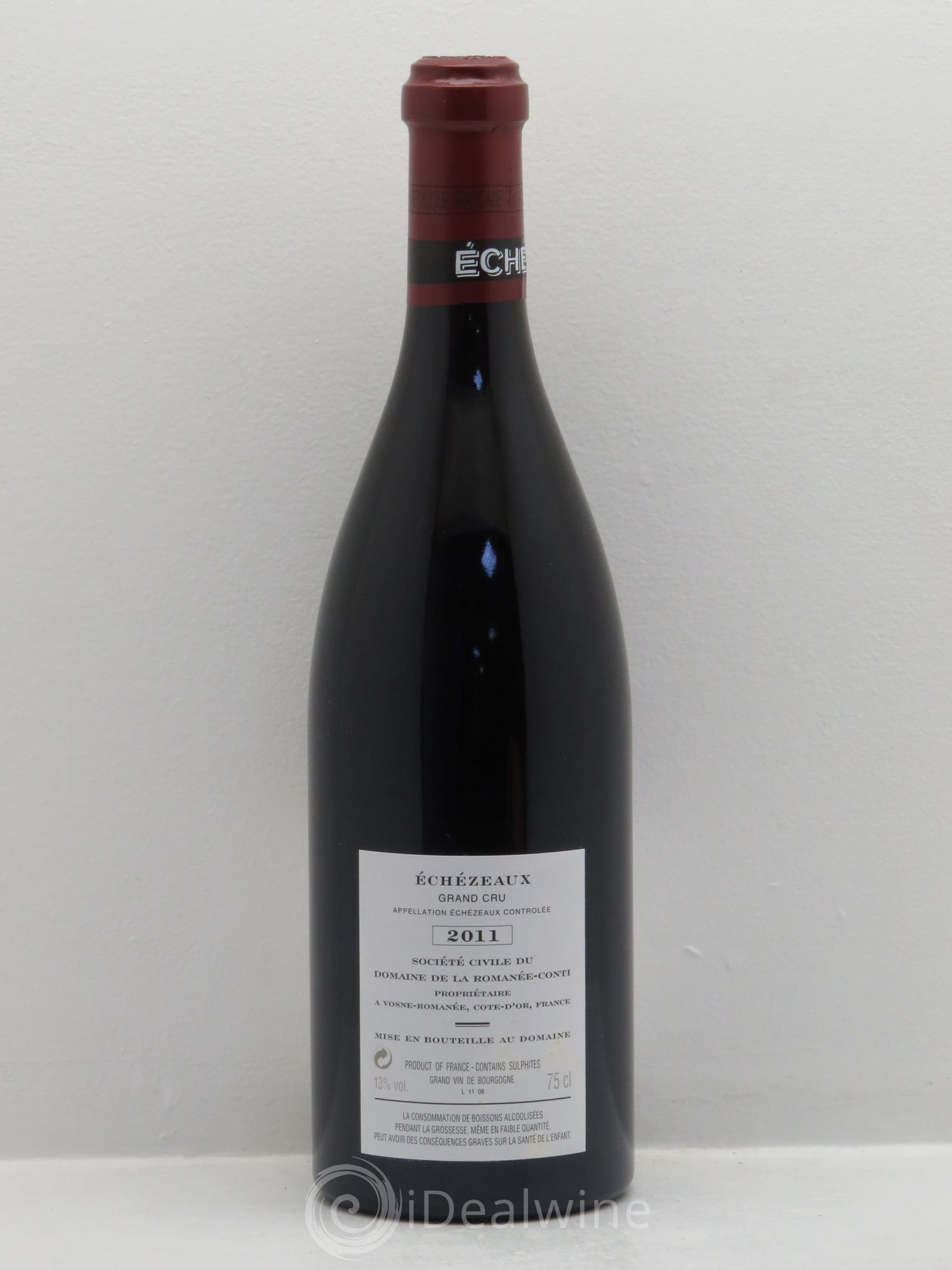 Echezeaux Grand Cru Domaine de la Romanée-Conti 2011 - Lot de 1 bouteille - 1