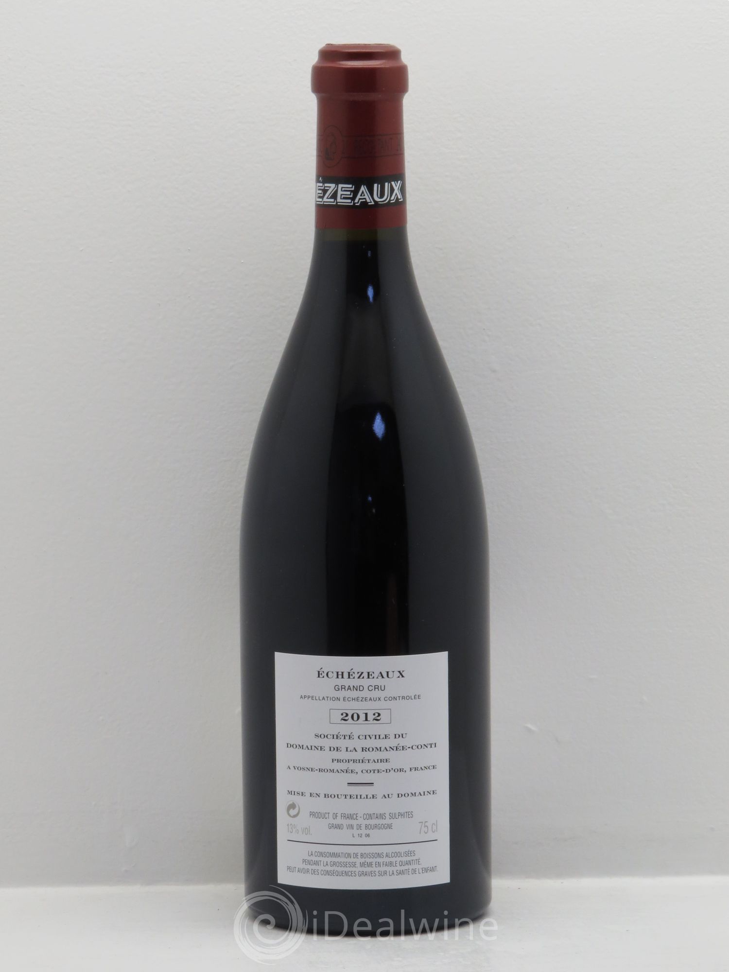 Echezeaux Grand Cru Domaine de la Romanée-Conti 2012 - Lot de 1 bouteille - 1