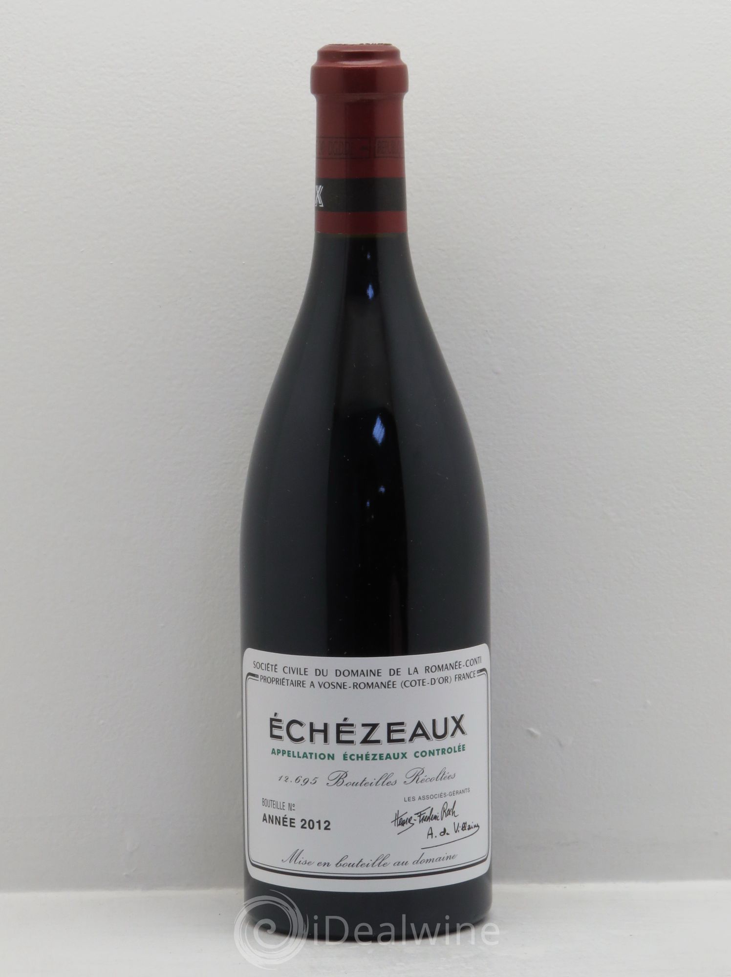 Echezeaux Grand Cru Domaine de la Romanée-Conti 2012 - Lot de 1 bouteille - 0