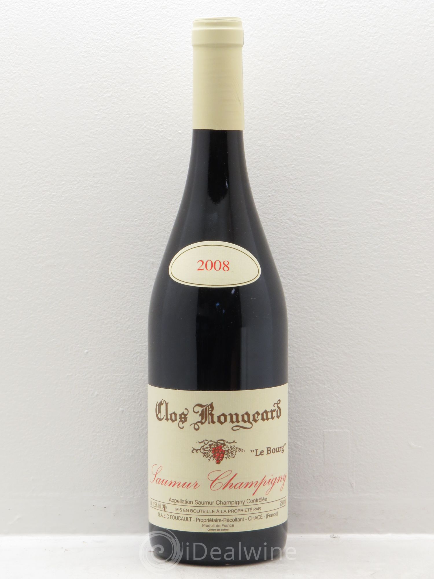 Saumur-Champigny Le Bourg Clos Rougeard 2008 - Lot de 1 bouteille - 0