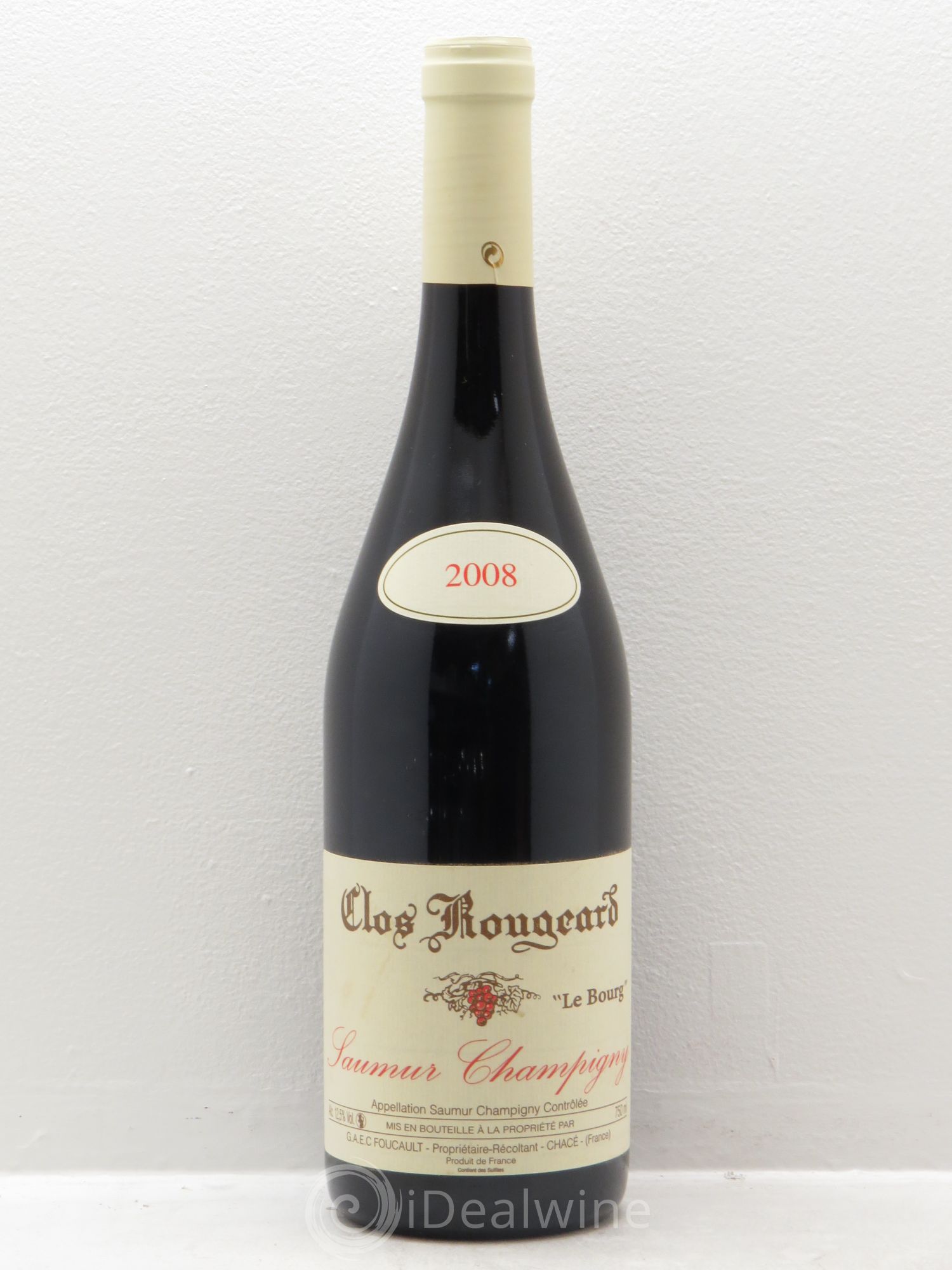 Saumur-Champigny Le Bourg Clos Rougeard 2008 - Lot de 1 bouteille - 0