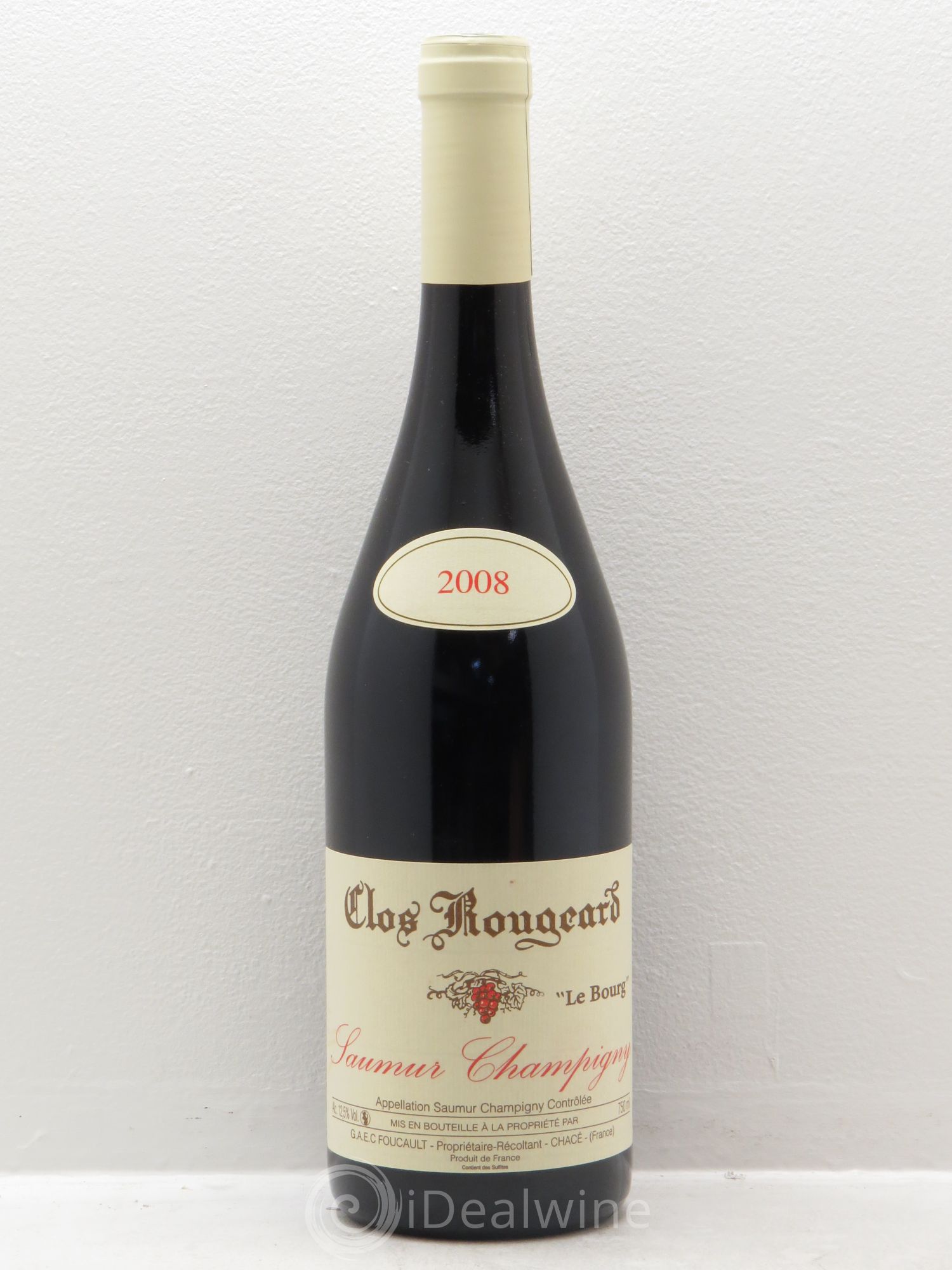 Saumur-Champigny Le Bourg Clos Rougeard 2008 - Lot de 1 bouteille - 0