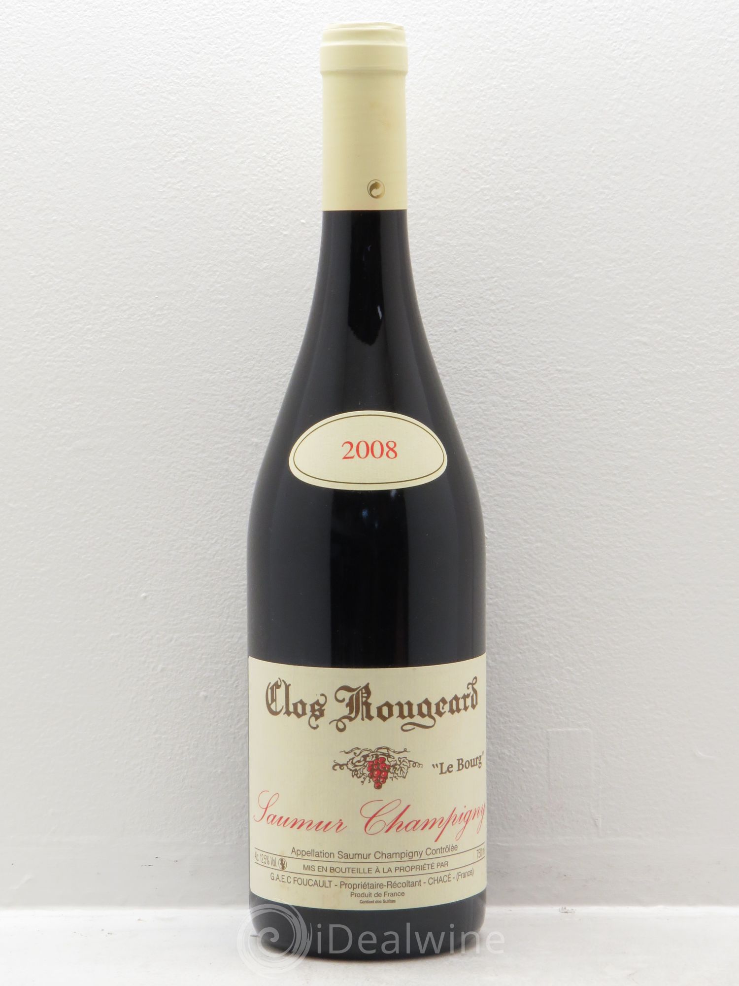 Saumur-Champigny Le Bourg Clos Rougeard 2008 - Lot de 1 bouteille - 0