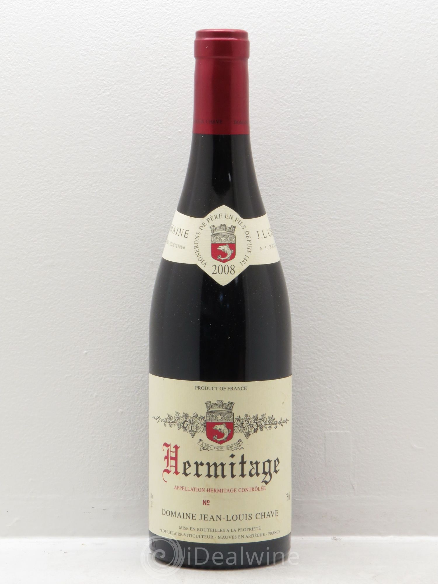Hermitage Jean-Louis Chave 2008 - Lot de 1 bouteille - 0