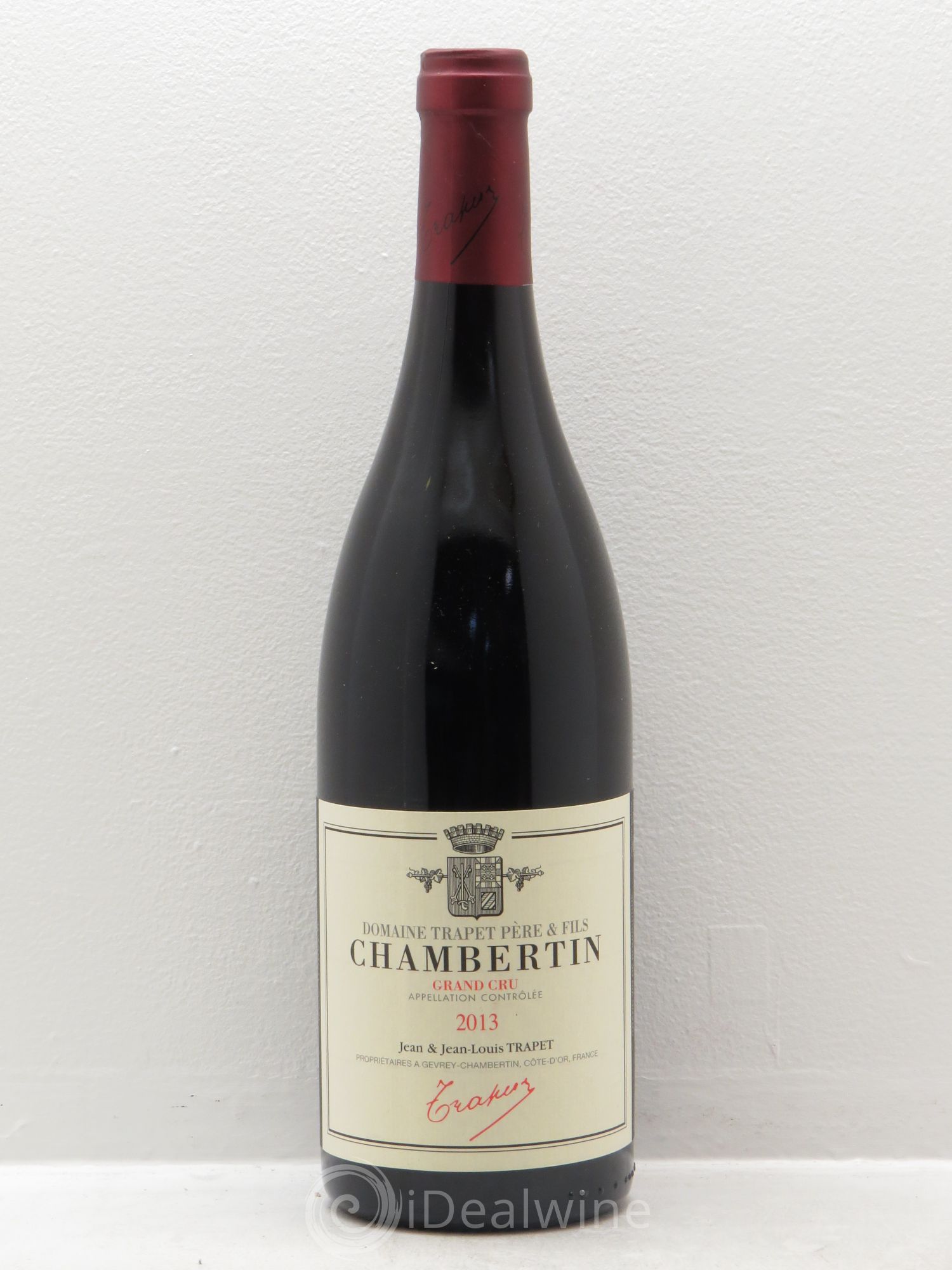 Chambertin Grand Cru Domaine Trapet 2013 - Lot de 1 bouteille - 0