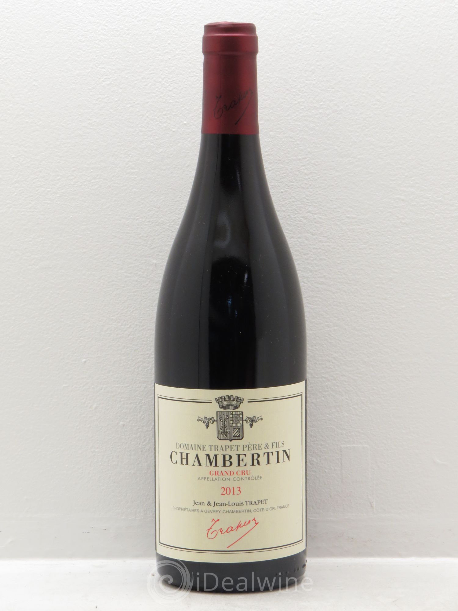 Chambertin Grand Cru Domaine Trapet 2013 - Lot de 1 bouteille - 0