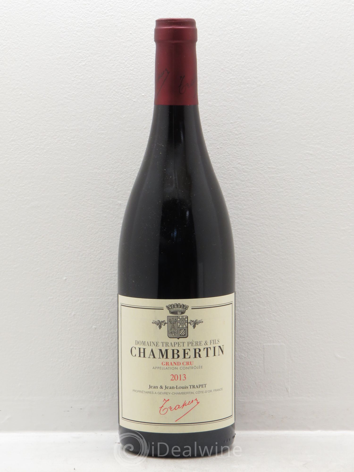 Chambertin Grand Cru Domaine Trapet 2013 - Lot de 1 bouteille - 0