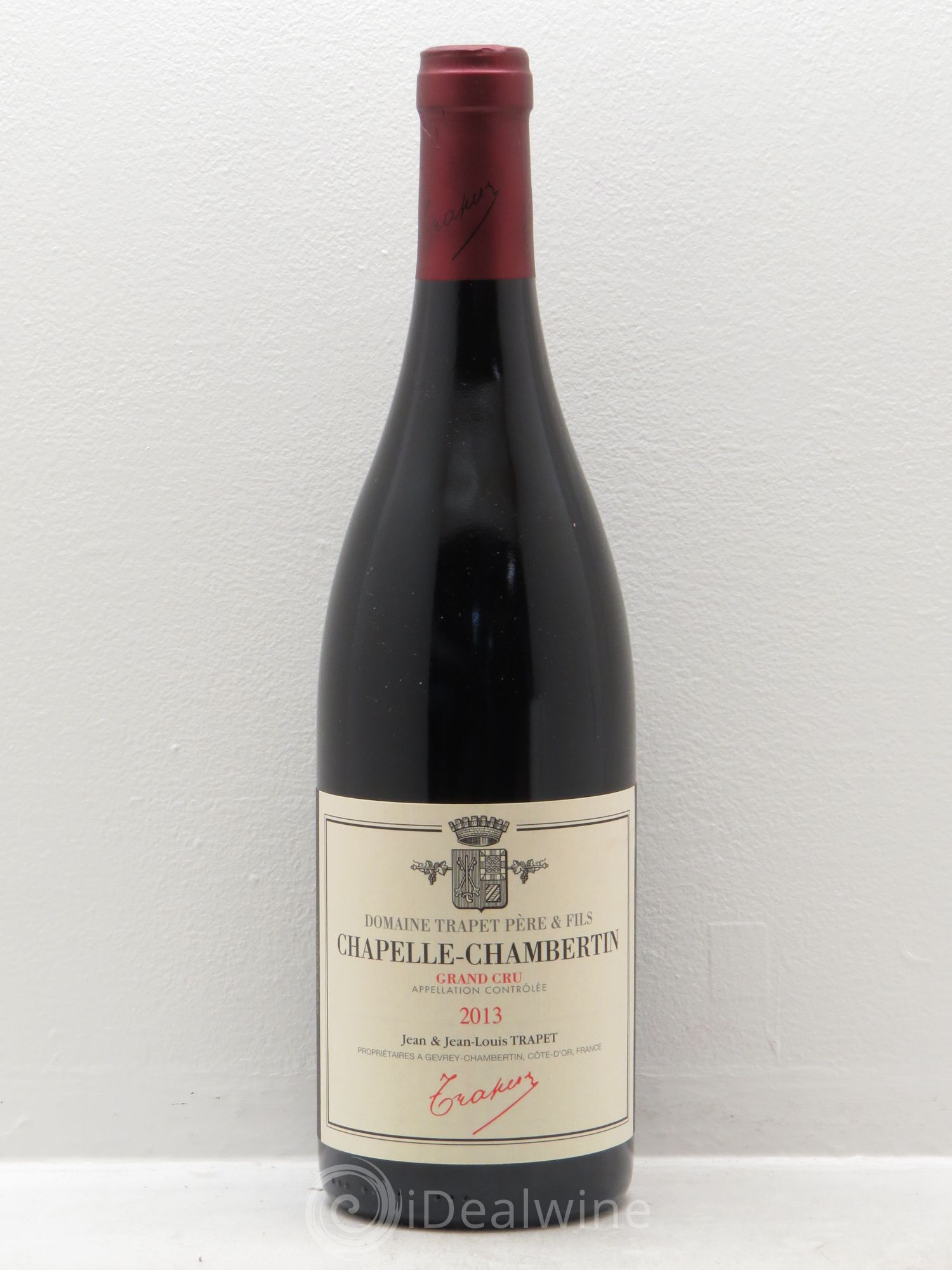 Chapelle-Chambertin Grand Cru Domaine Trapet 2013 - Lot de 1 bouteille - 0