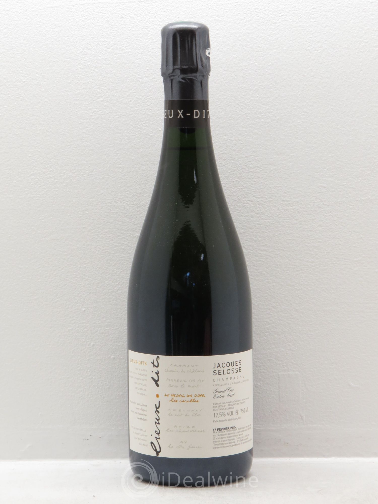 Les Carelles Blanc de Blancs Jacques Selosse Extra brut - Lot de 1 bouteille - 0