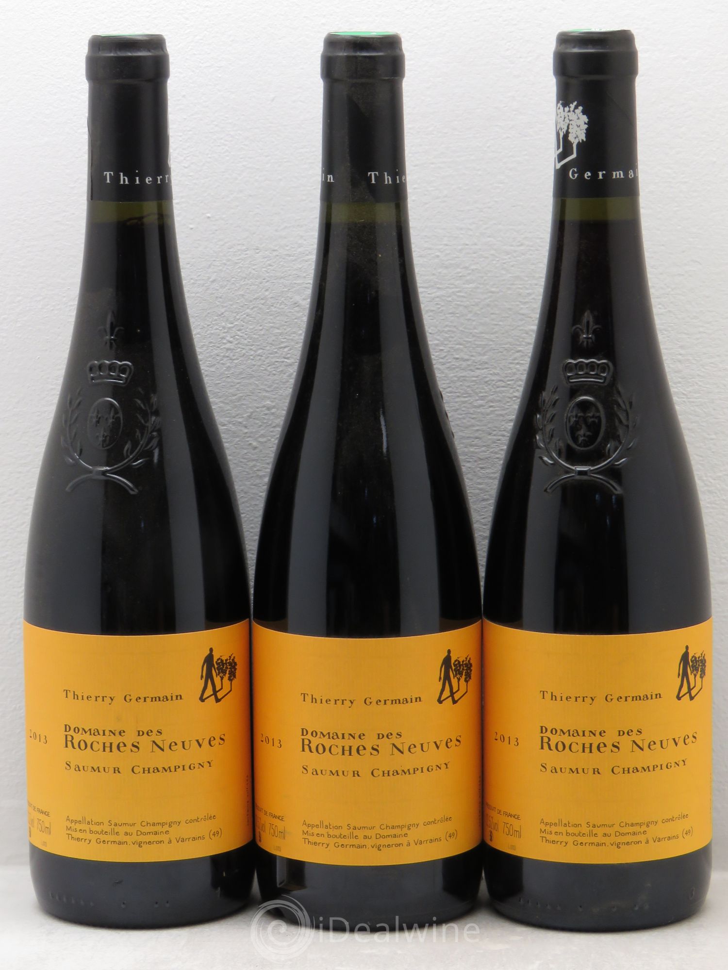 Saumur-Champigny Domaine des Roches Neuves - Thierry Germain 2013 - Lot de 3 bouteilles - 0