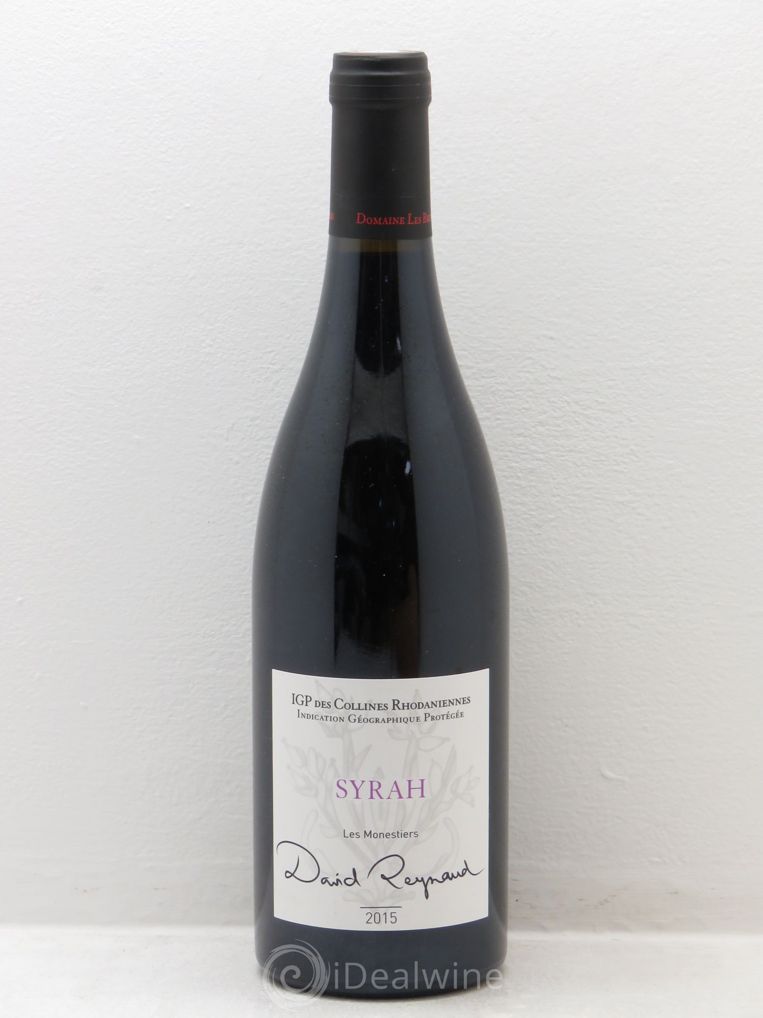 Rhône Syrah les monestiers David Reynaud IGP collines rhodaniennes 2015 - Posten von 6 Flaschen - 0