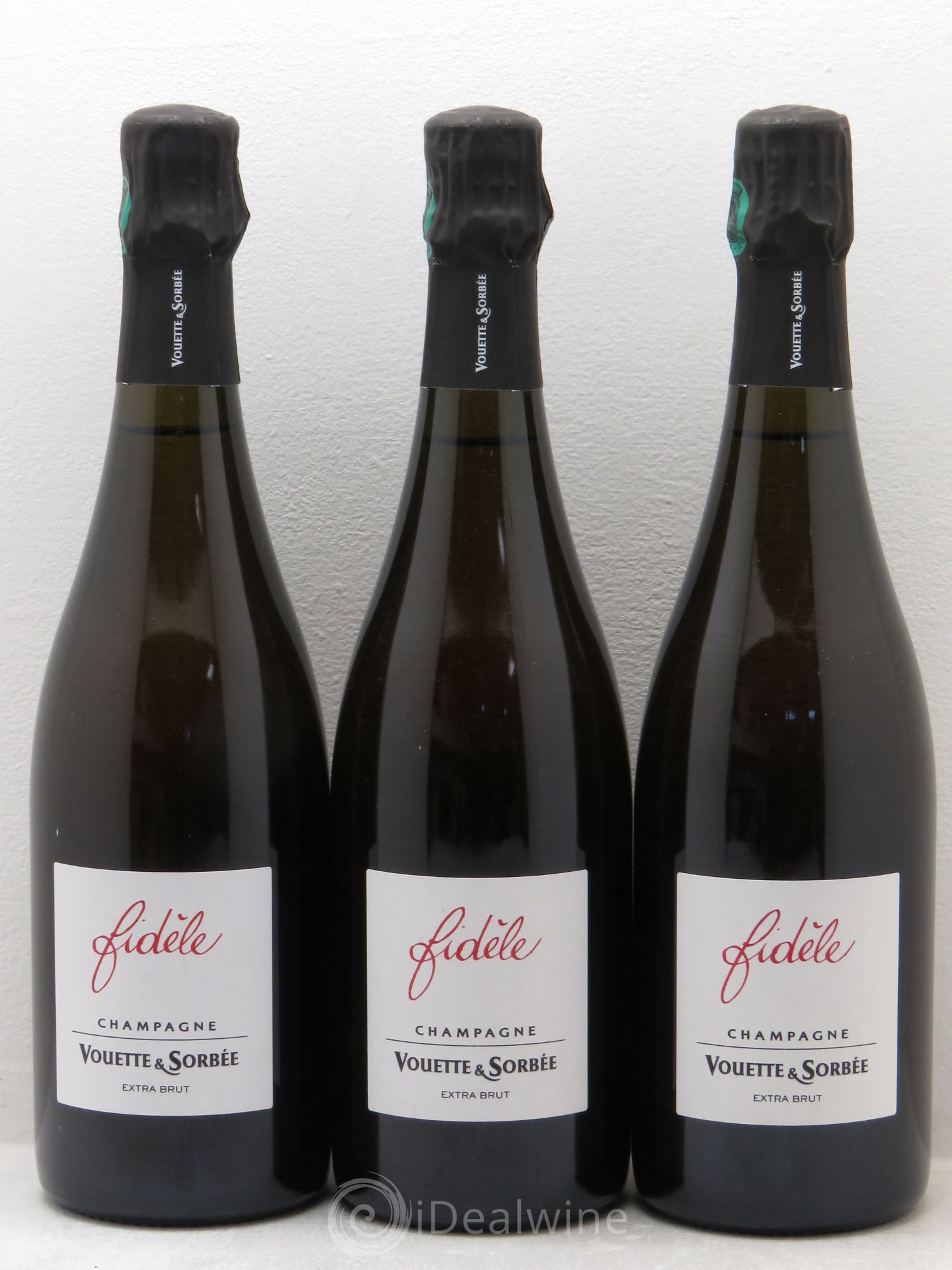 Champagne vouette et sorbée cuvée fidèle - Posten von 3 Flaschen - 0
