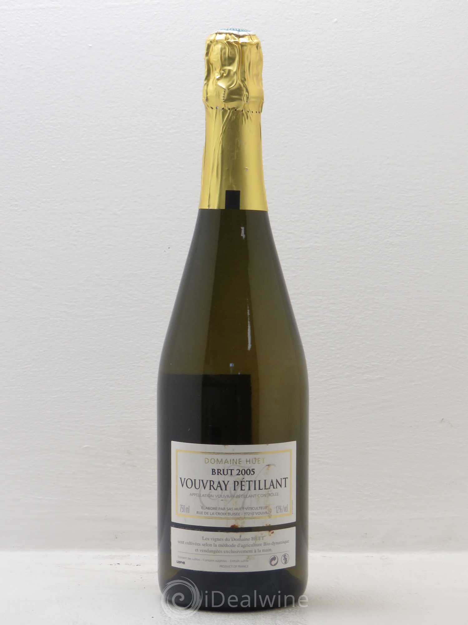 Divers Huet Pétillant (sans prix de réserve) 2005 - Posten von 1 Flasche - 0