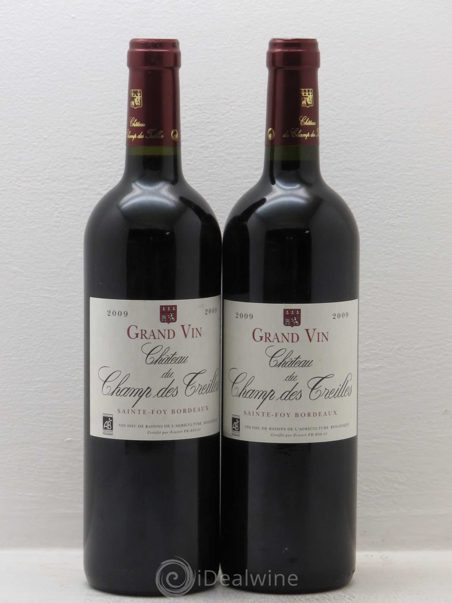 Sainte-Foy-Bordeaux Champs des Treilles Corinne Comme (sans prix de réserve) 2009 - Posten von 2 Flaschen - 0