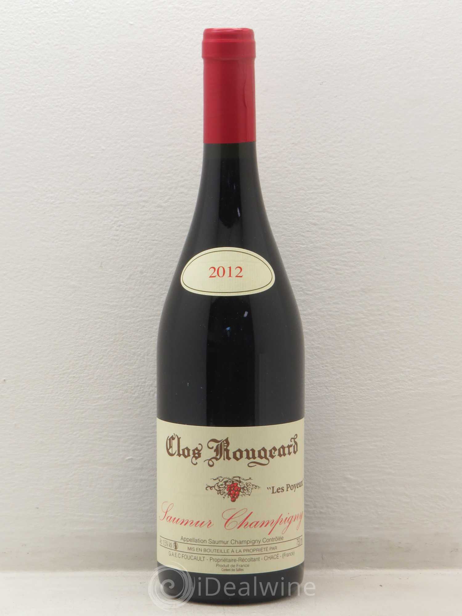 Saumur-Champigny Les Poyeux Clos Rougeard 2012 - Lot de 1 bouteille - 0