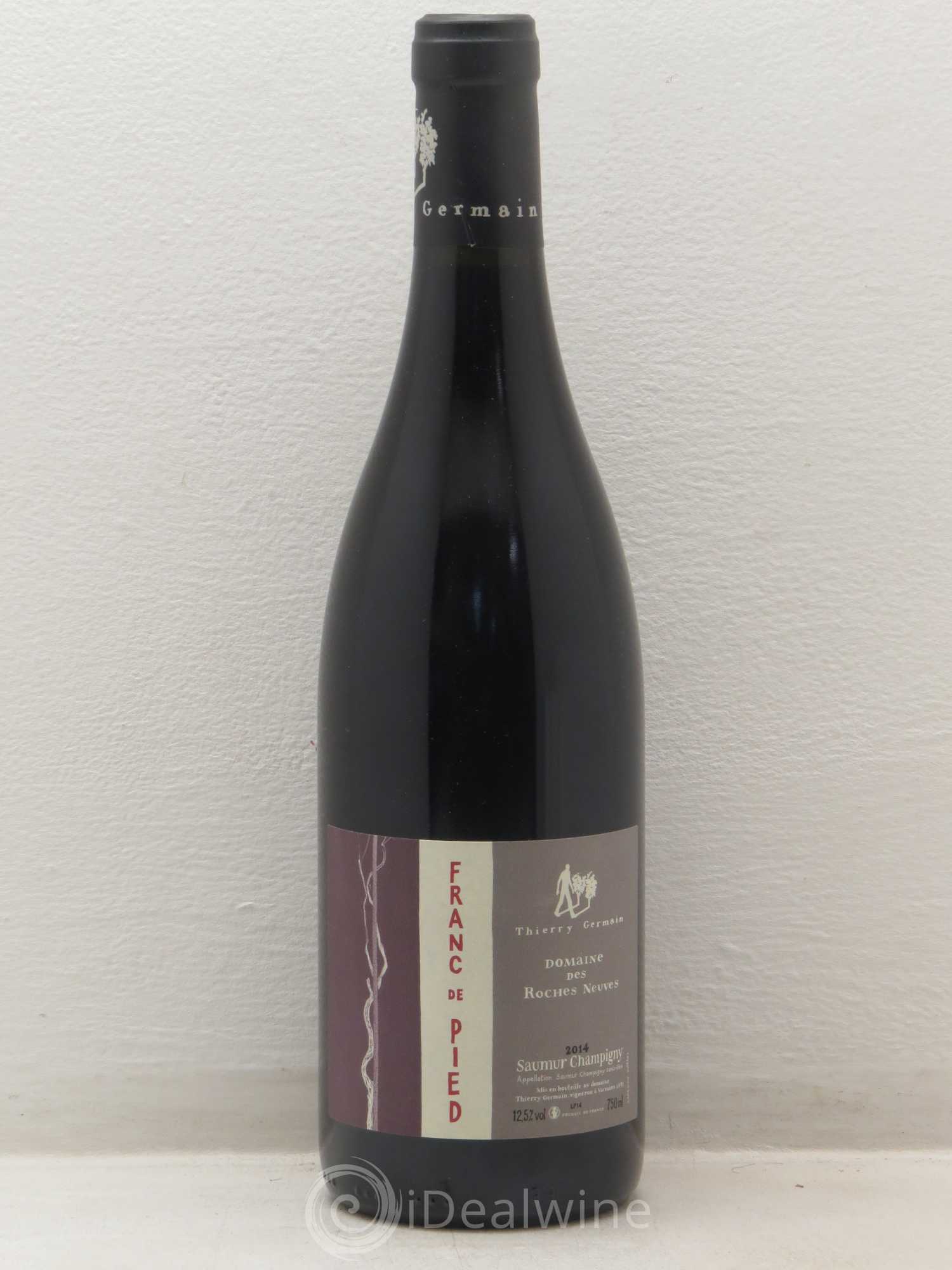 Saumur-Champigny Franc de pied Domaine des Roches Neuves - Thierry Germain 2014 - Lot de 1 bouteille - 0