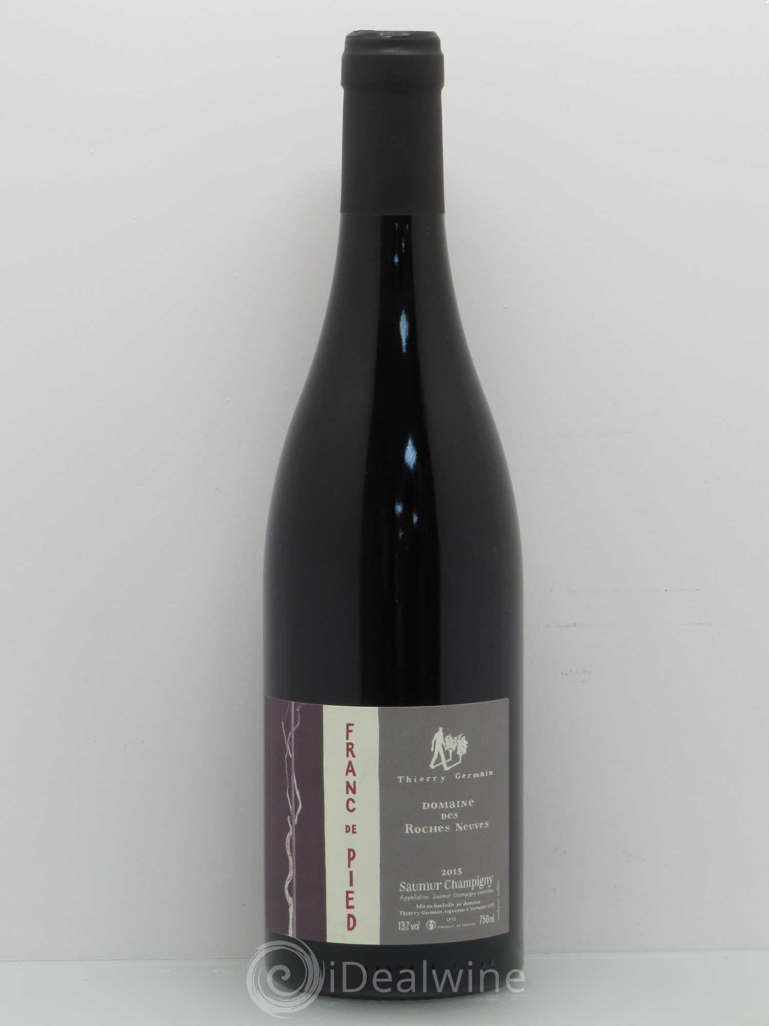Saumur-Champigny Franc de pied Domaine des Roches Neuves - Thierry Germain 2015 - Lot de 1 bouteille - 0