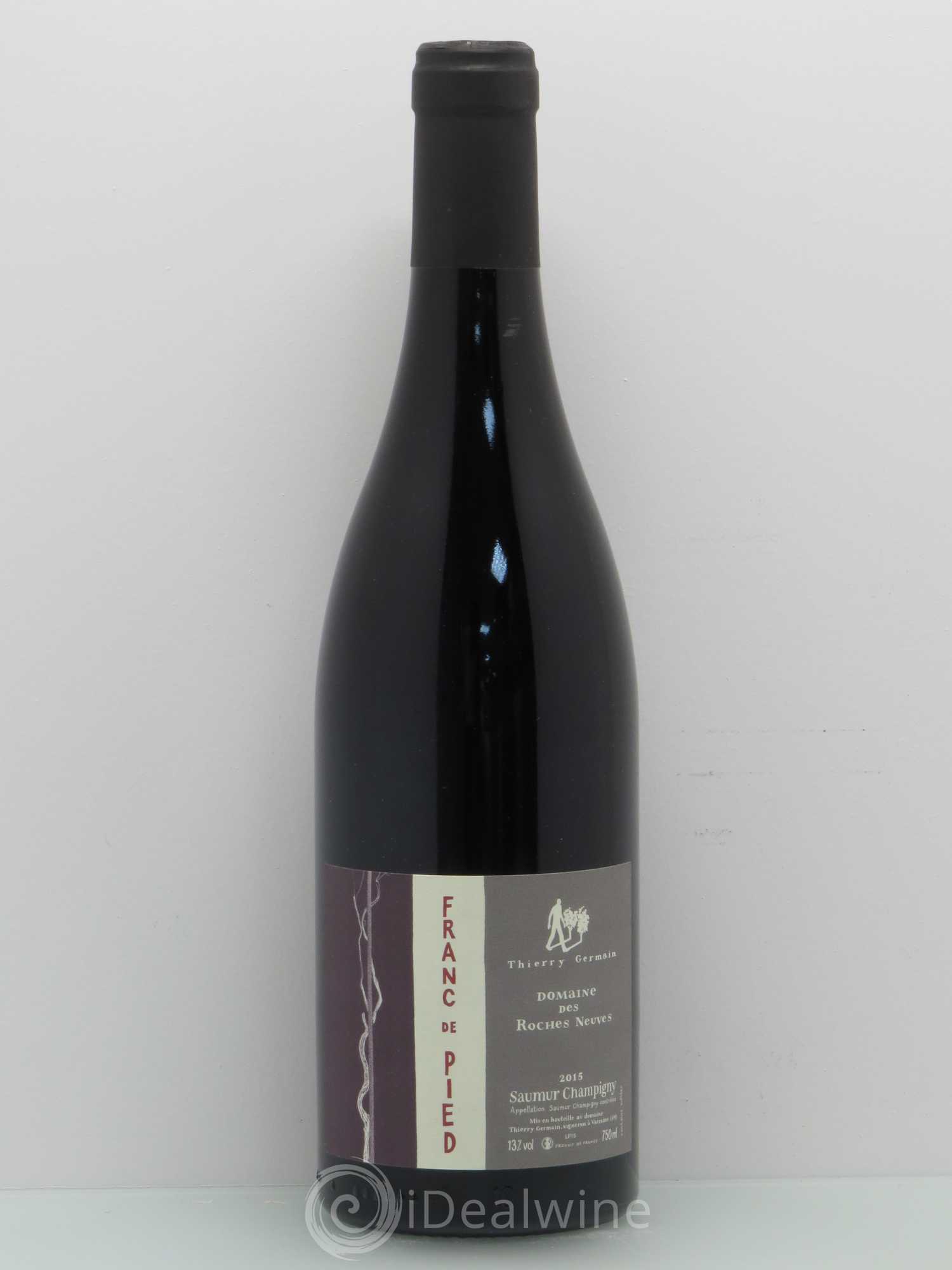 Saumur-Champigny Franc de pied Domaine des Roches Neuves - Thierry Germain 2015 - Lot de 1 bouteille - 0