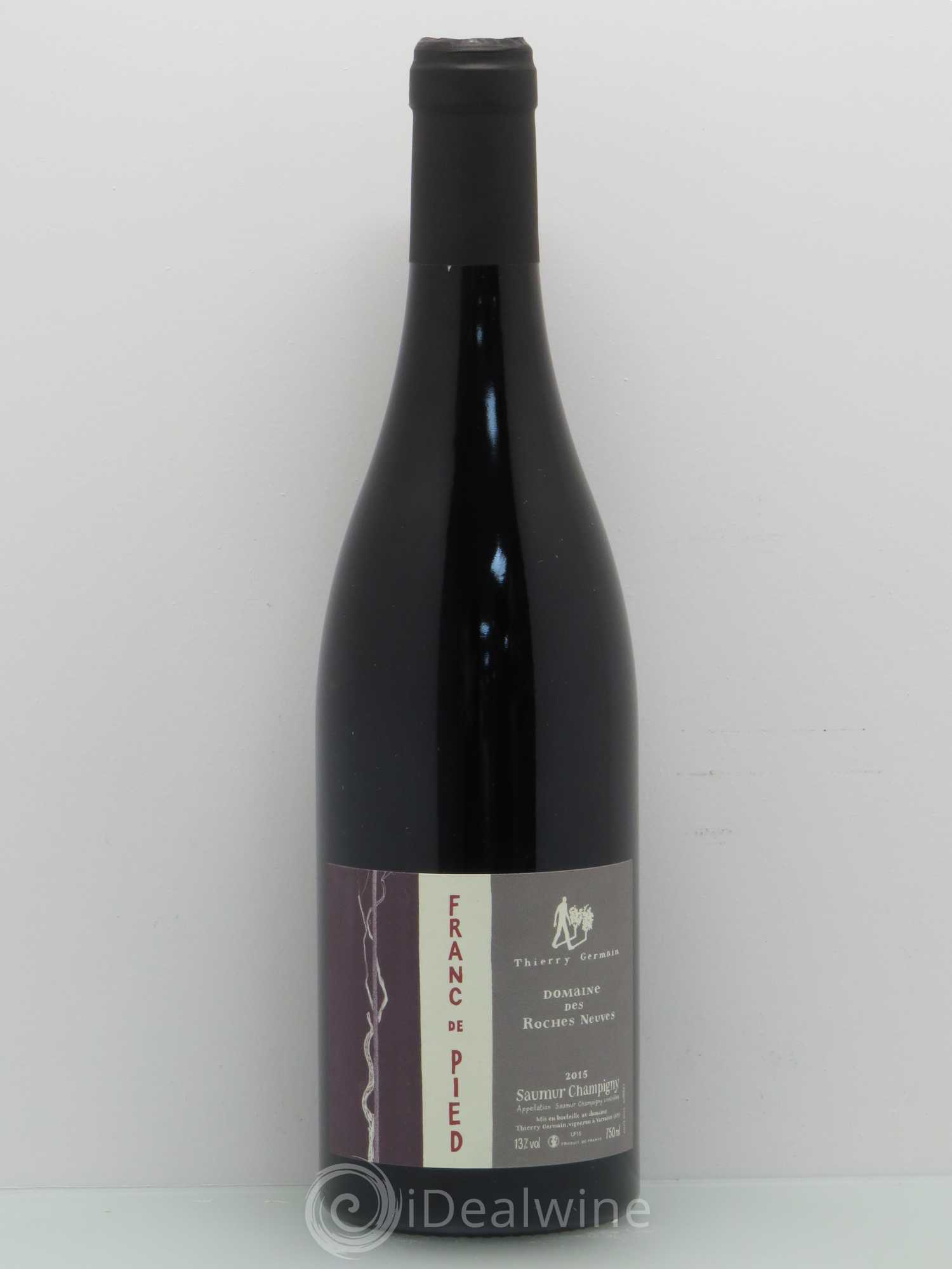 Saumur-Champigny Franc de pied Domaine des Roches Neuves - Thierry Germain 2015 - Lot de 1 bouteille - 0