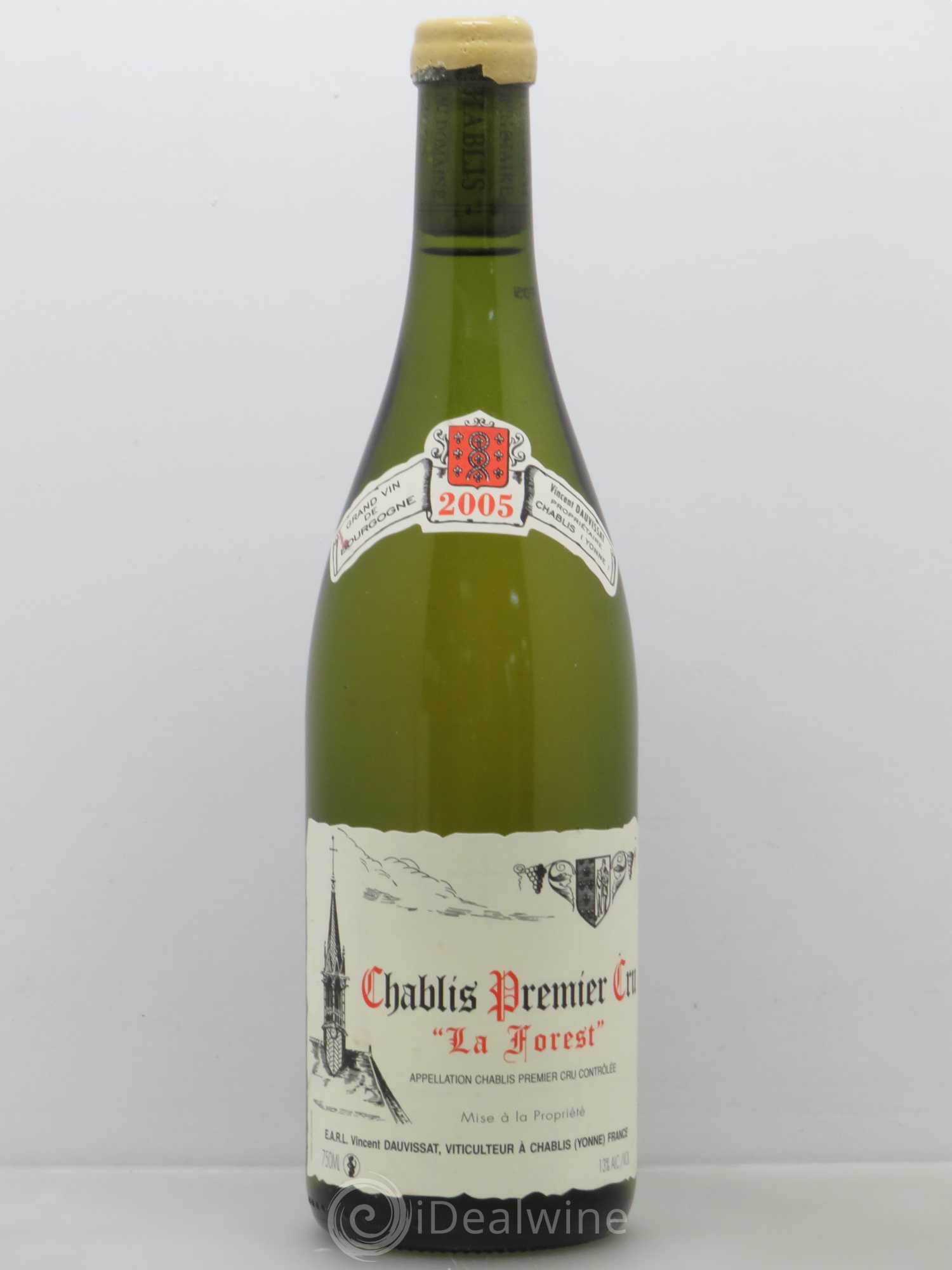 Chablis 1er Cru La Forest Vincent Dauvissat (Domaine) 2005 - Lot de 1 bouteille - 0