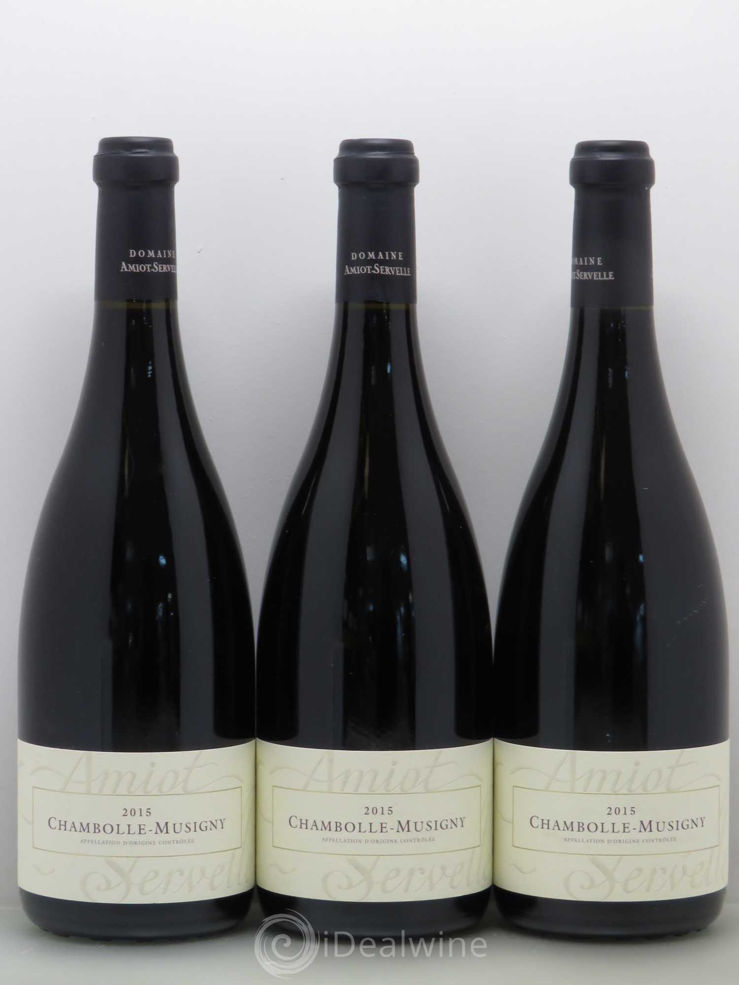 Chambolle-Musigny Domaine Amiot Servelle 2015 - Posten von 3 Flaschen - 0