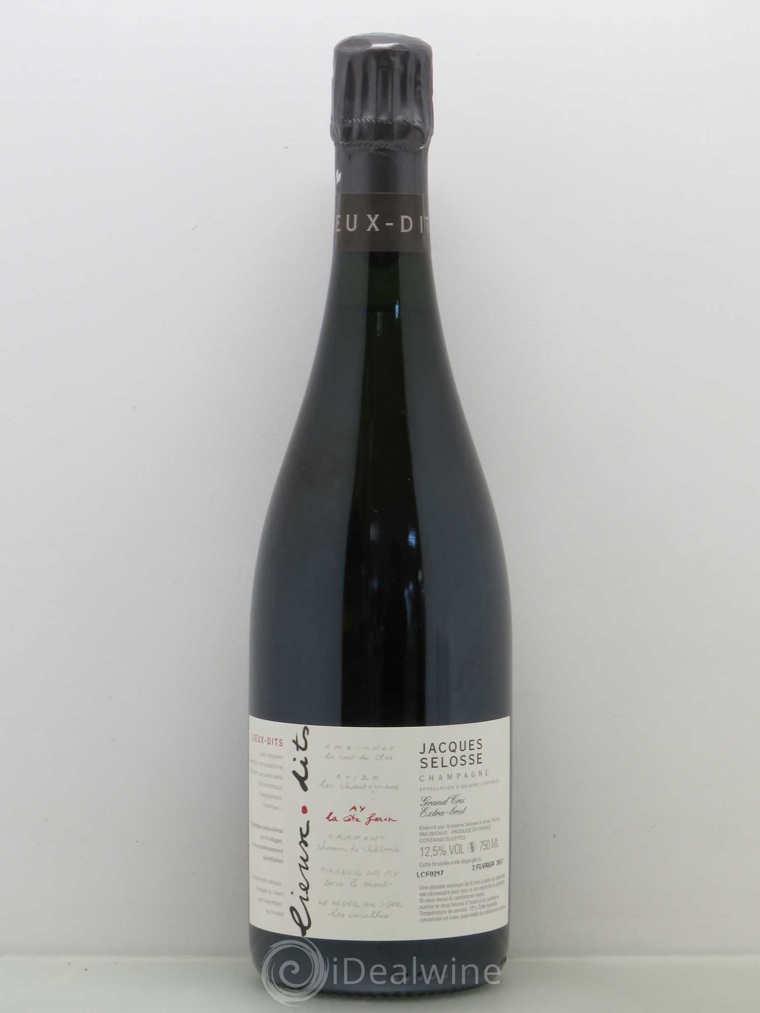 Champagne La Côte Faron Anselme Selosse - Posten von 1 Flasche - 0