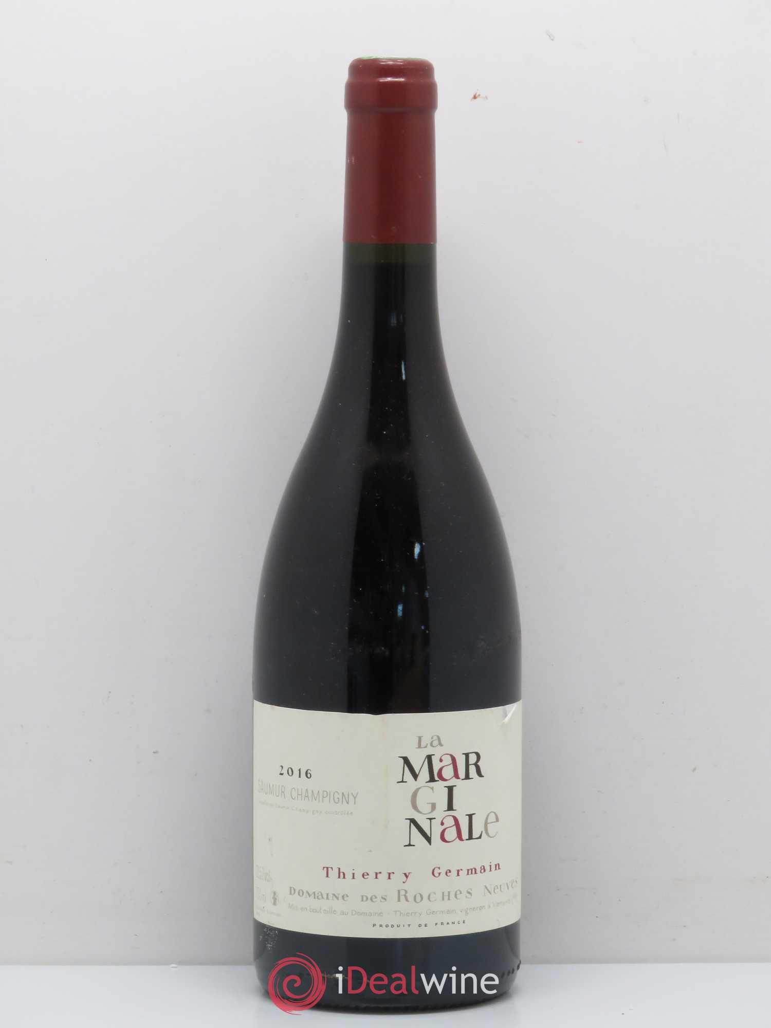 Saumur-Champigny La Marginale Domaine des Roches Neuves - Thierry Germain 2016 - Lot de 1 bouteille - 0