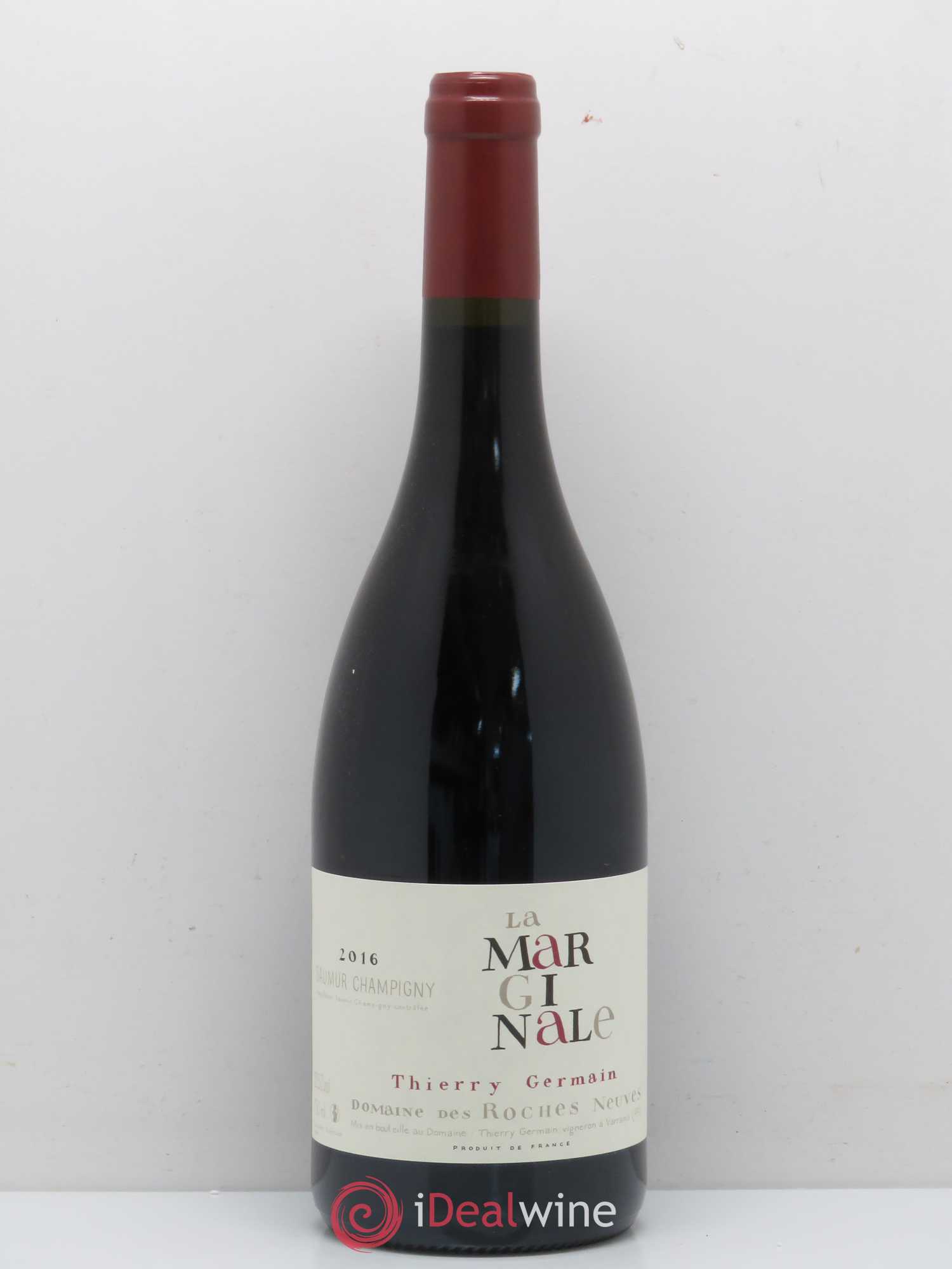 Saumur-Champigny La Marginale Domaine des Roches Neuves - Thierry Germain 2016 - Lot de 1 bouteille - 0