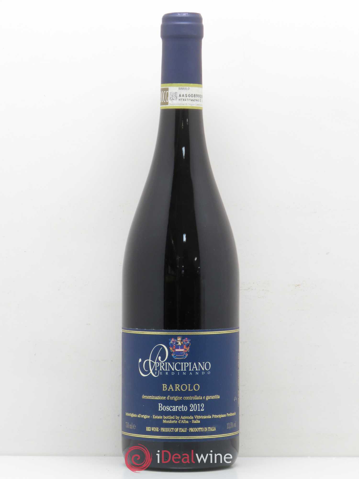 Barolo Azienda Ferdinando Principiano Boscareto 2012 - Posten von 1 Flasche - 0