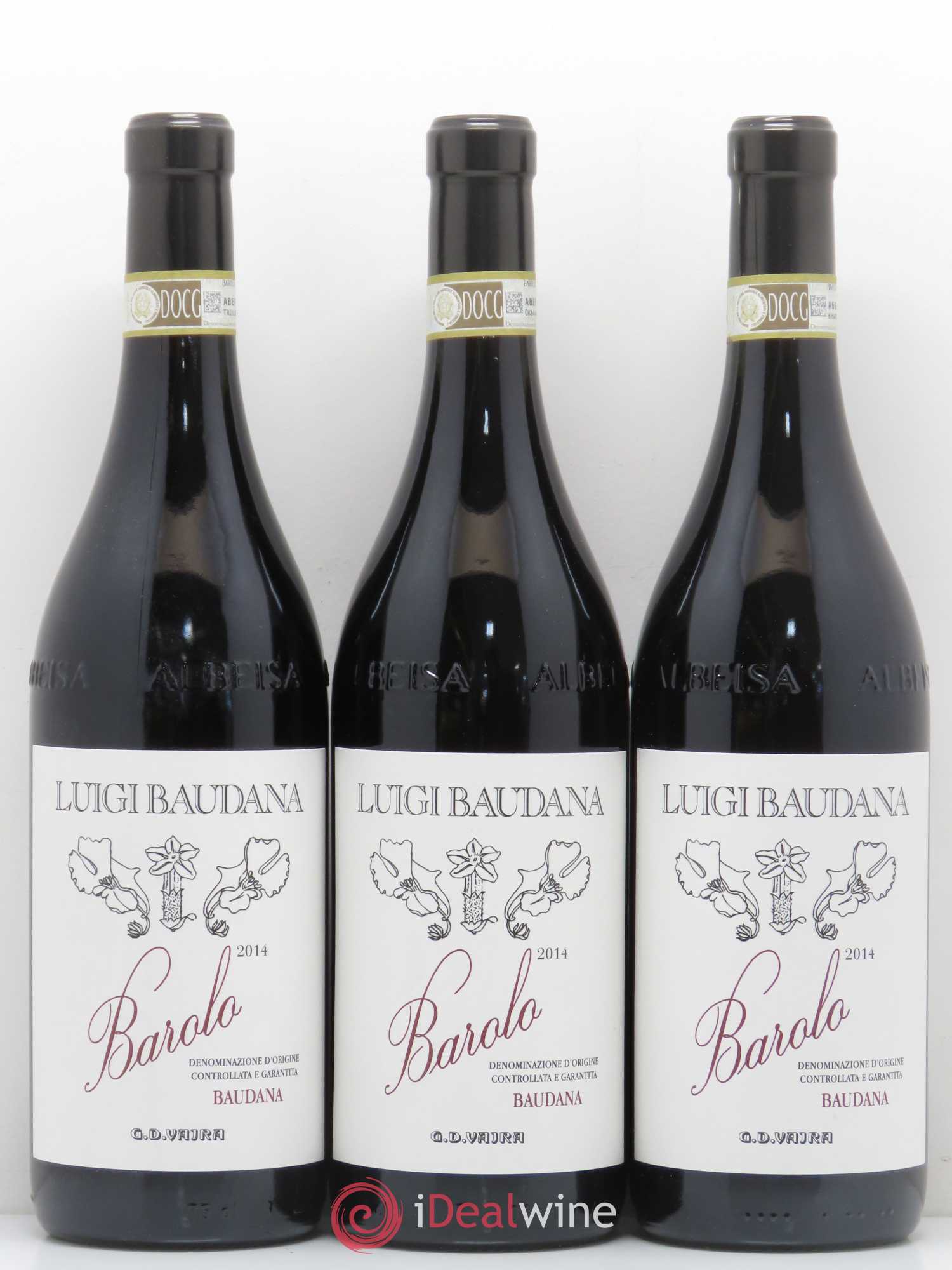 Barolo Azienda Aldo Vajra Baudana 2014 - Posten von 3 Flaschen - 0