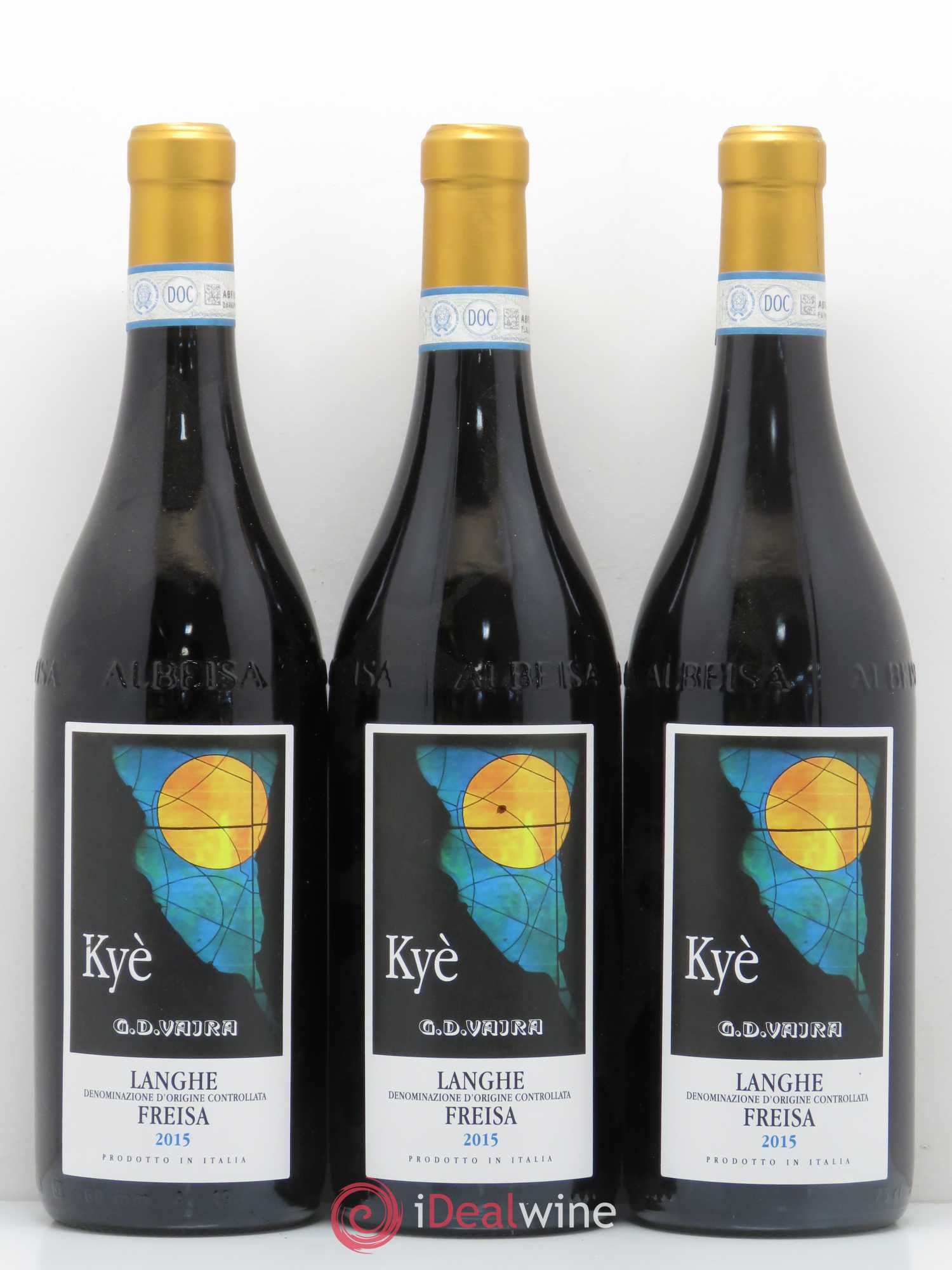Piémont Azienda Aldo Vajra Kyé Langhe Freiza 2015 - Posten von 3 Flaschen - 0
