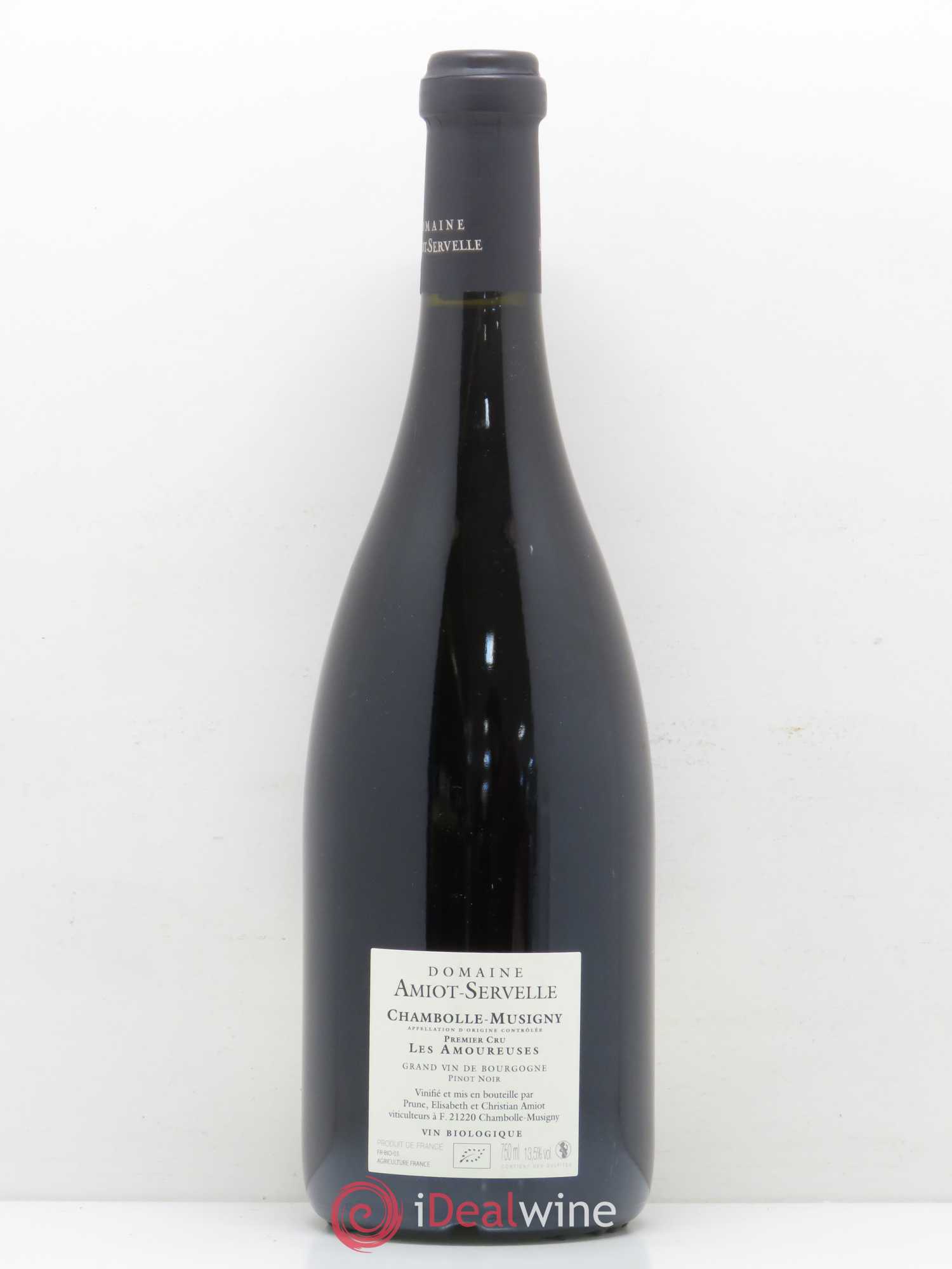 Chambolle-Musigny 1er Cru Les Amoureuses Amiot-Servelle 2016 - Lot de 1 bouteille - 1