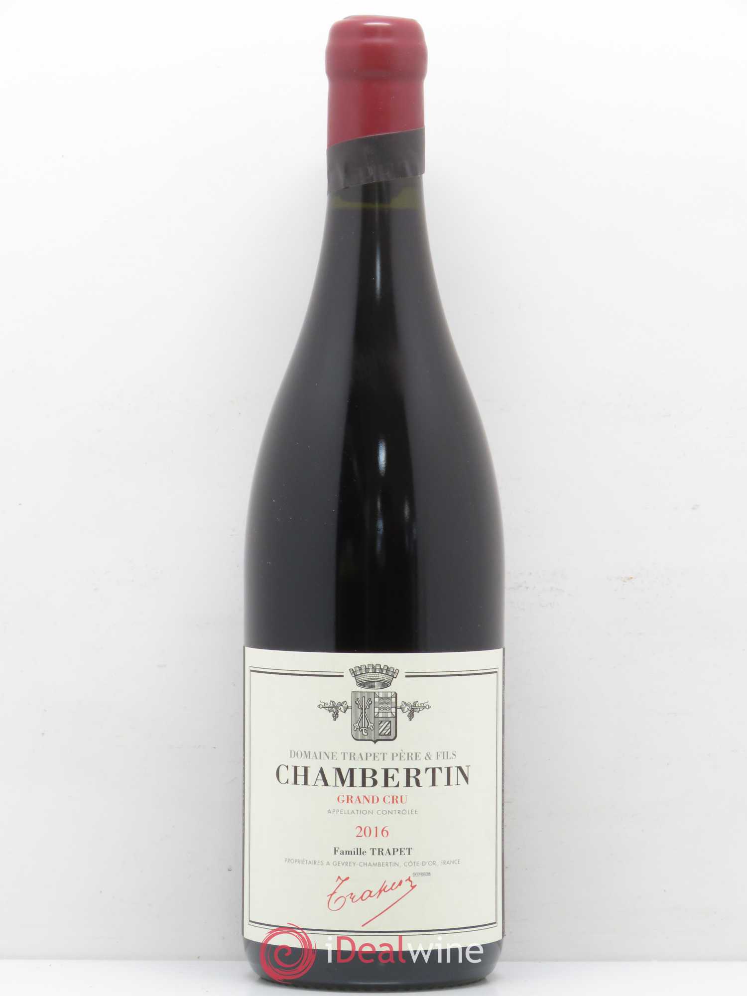 Chambertin Grand Cru Domaine Trapet 2016 - Lot de 1 bouteille - 0