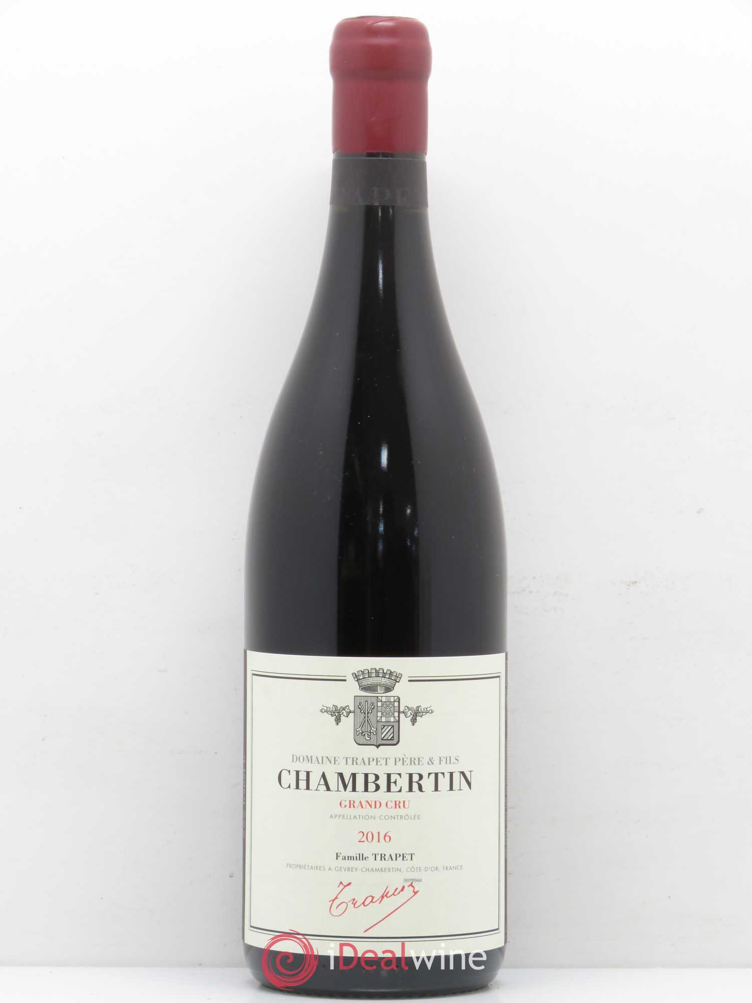 Chambertin Grand Cru Domaine Trapet 2016 - Lot de 1 bouteille - 0
