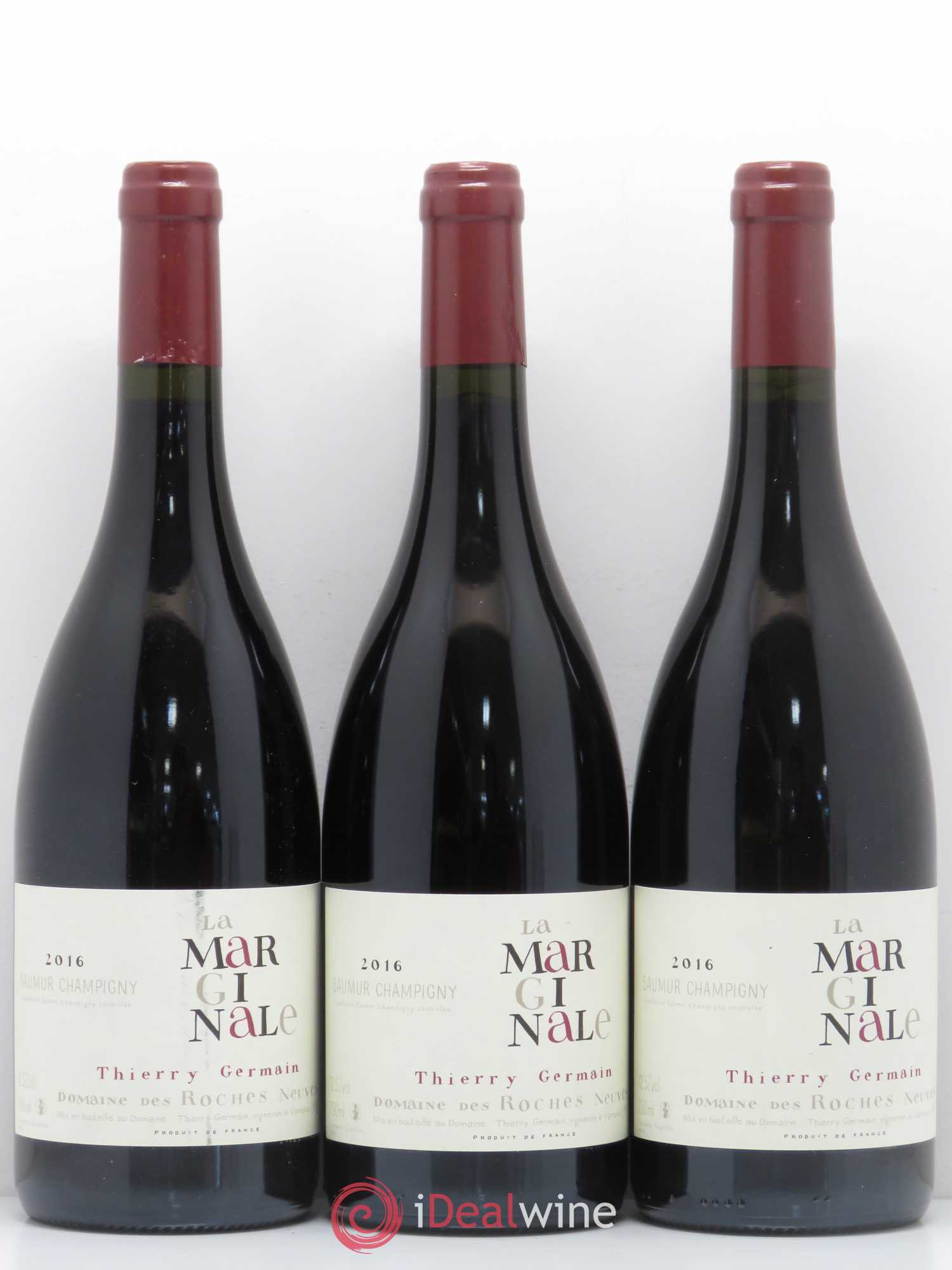 Saumur-Champigny La Marginale Domaine des Roches Neuves - Thierry Germain 2016 - Lot de 3 bouteilles - 0